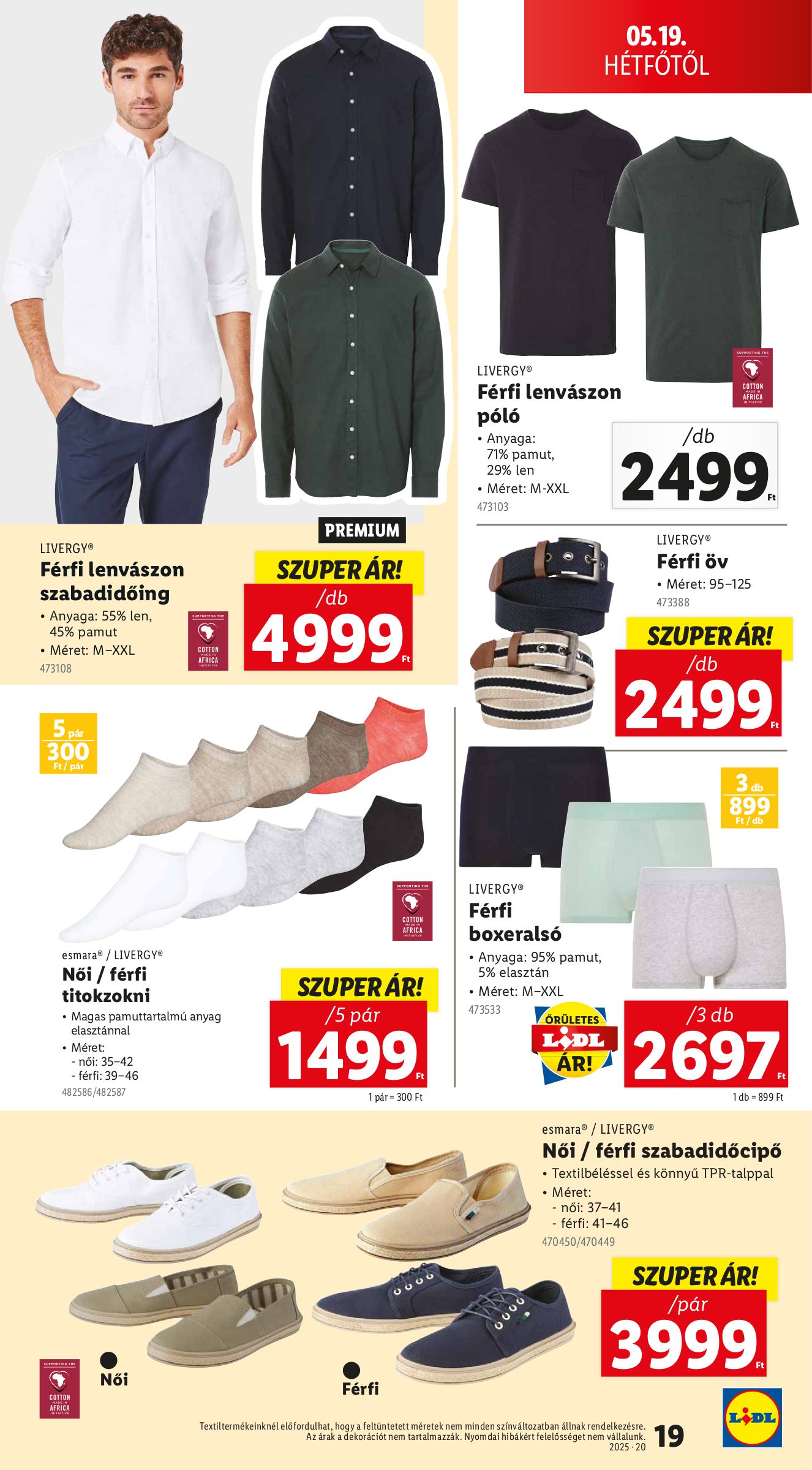 lidl - Lidl - Nonfood akciós újság, érvényes 05.15. - 05.21. - page: 19