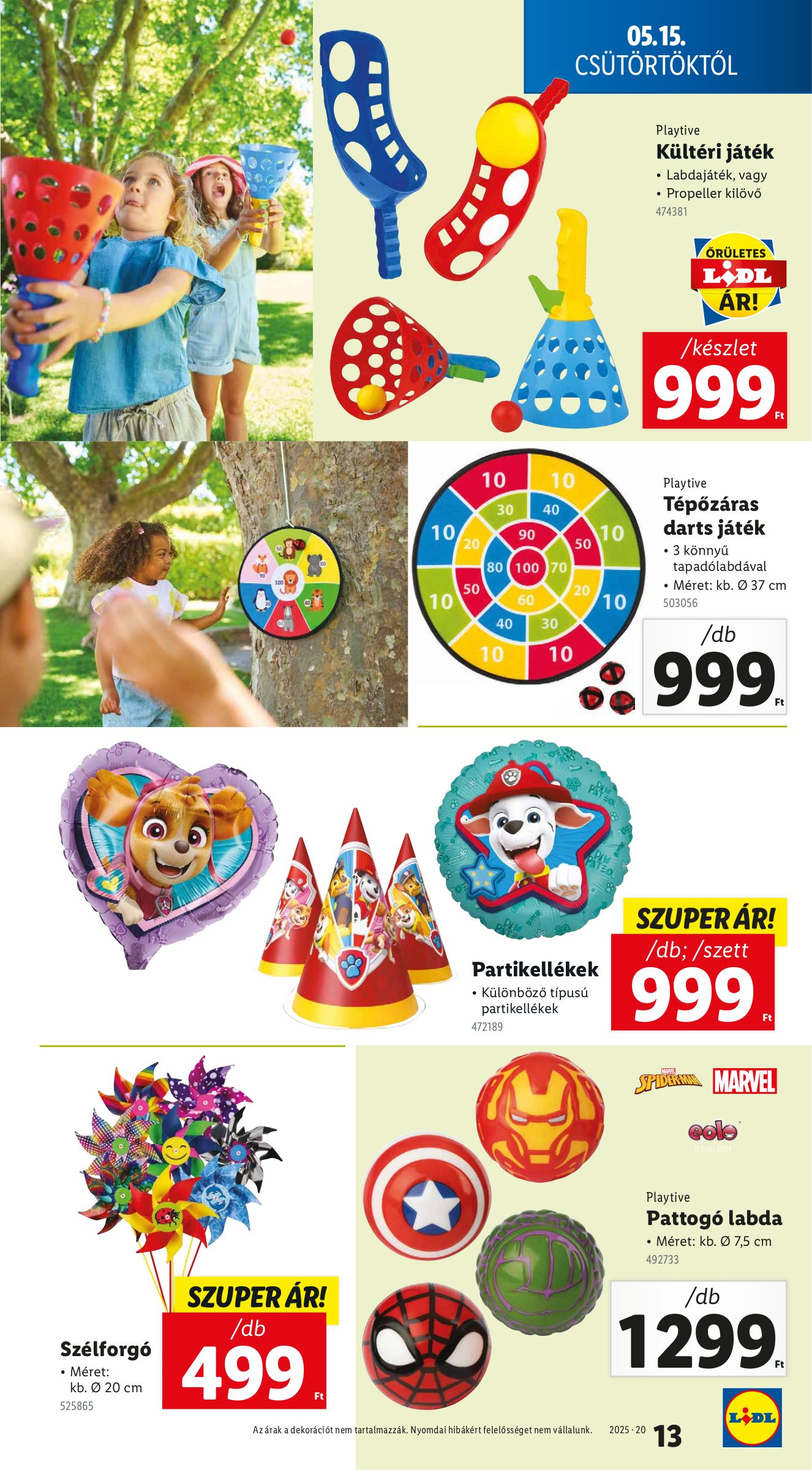 lidl - Lidl - Nonfood akciós újság, érvényes 05.15. - 05.21. - page: 13