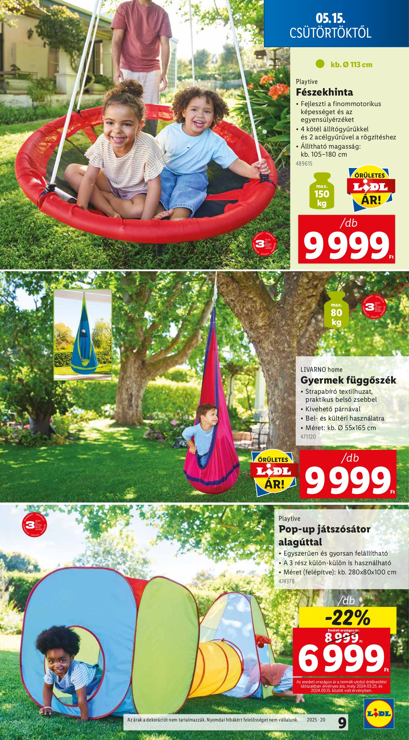 lidl - Lidl - Nonfood akciós újság, érvényes 05.15. - 05.21. - page: 9