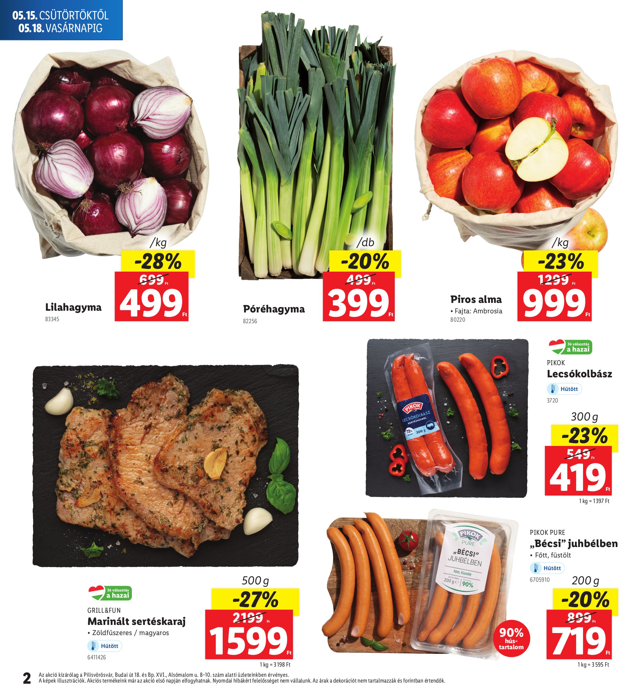 lidl - Lidl - Pilisvörösvár, Budapest akciós újság, érvényes 05.15. - 05.18. - page: 2
