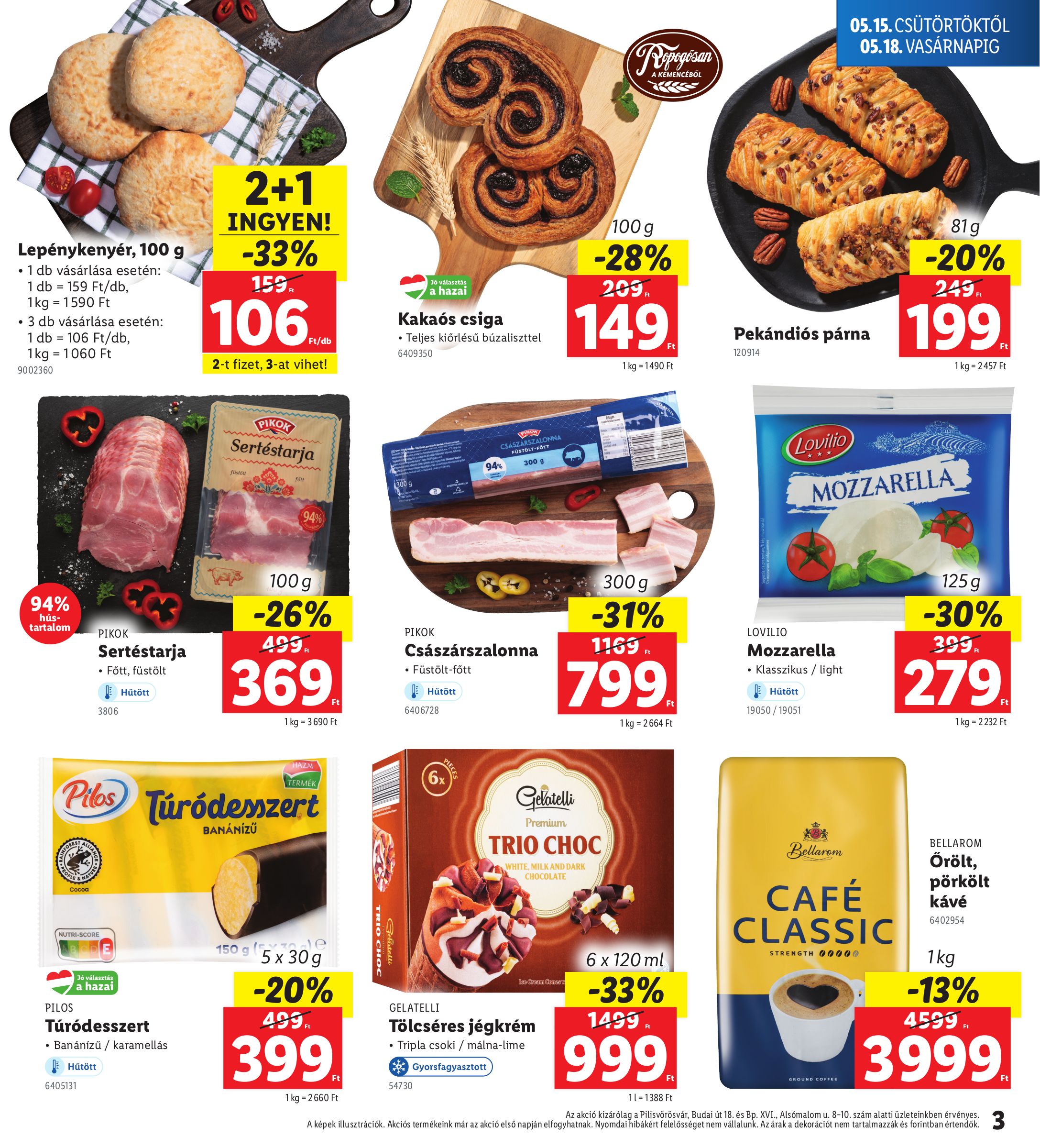 lidl - Lidl - Pilisvörösvár, Budapest akciós újság, érvényes 05.15. - 05.18. - page: 3