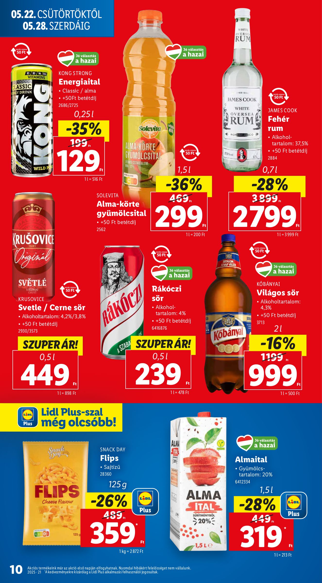 lidl - Lidl akciós újság, érvényes 05.22. - 05.28. - page: 10