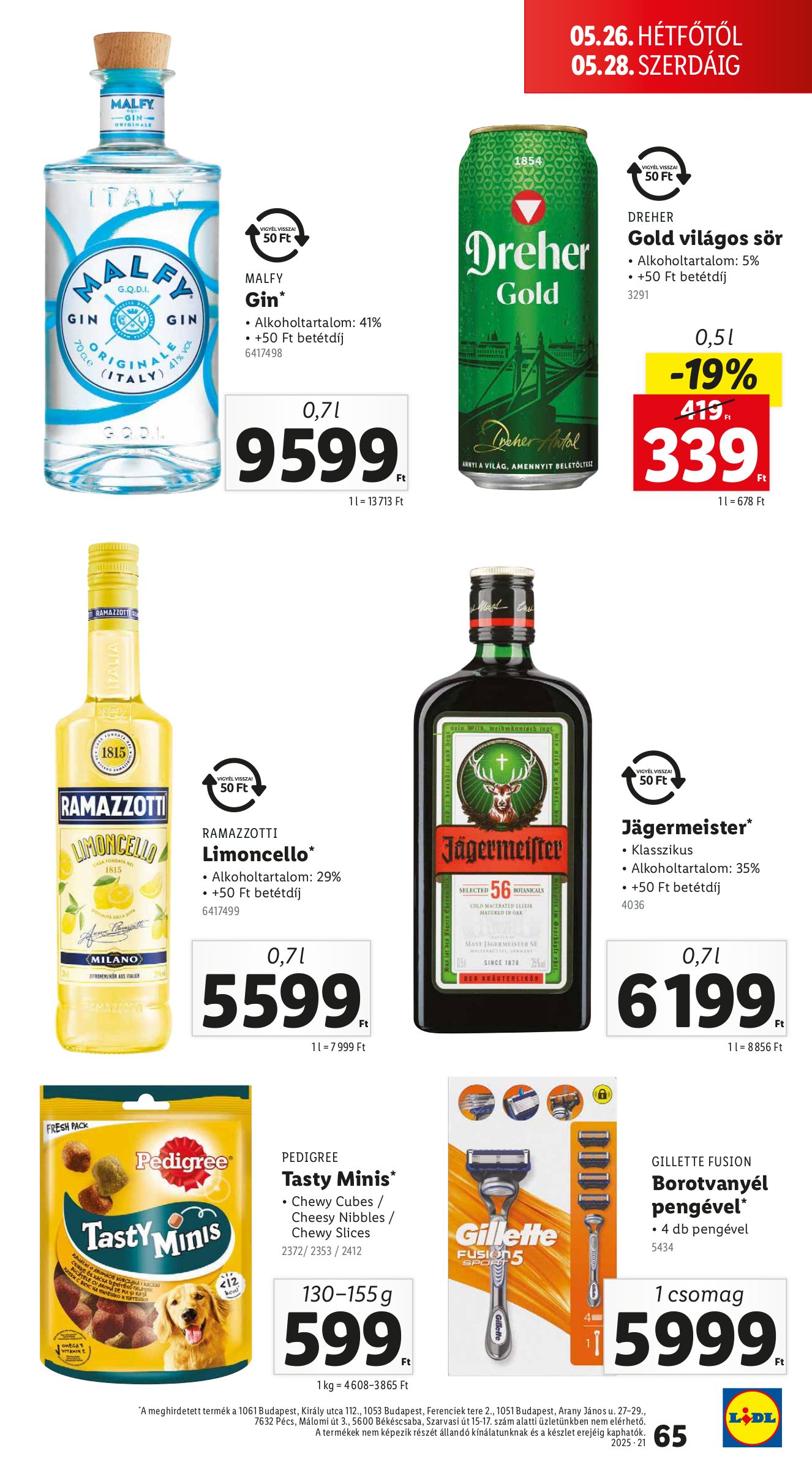 lidl - Lidl akciós újság, érvényes 05.22. - 05.28. - page: 65