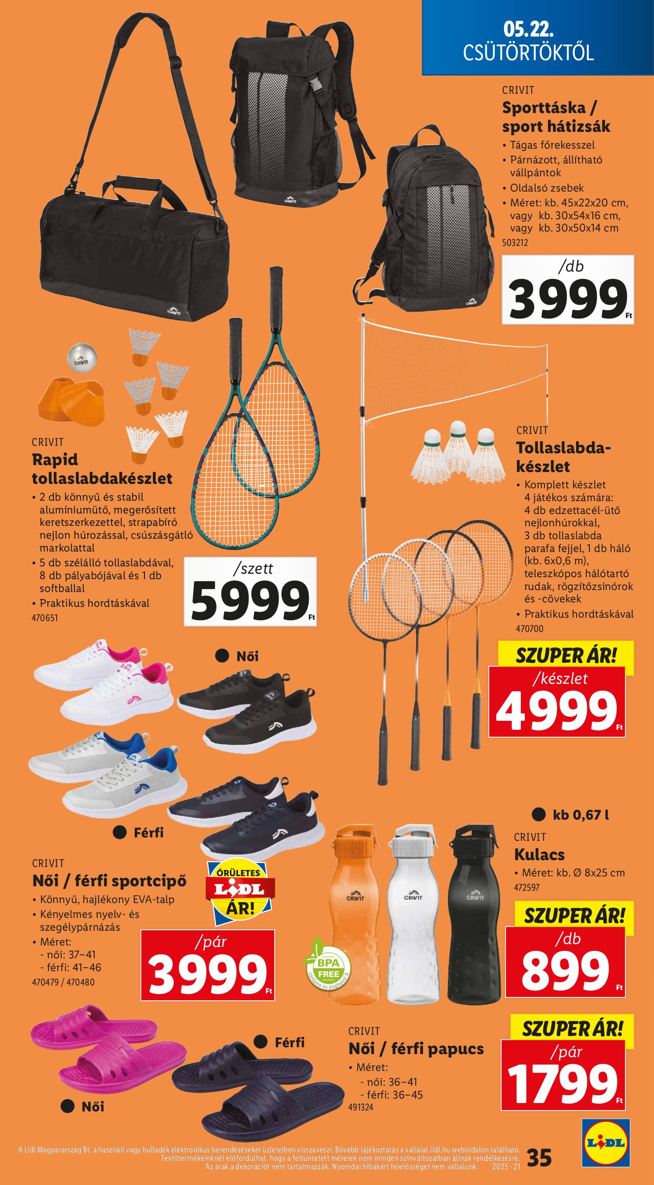 lidl - Lidl akciós újság, érvényes 05.22. - 05.28. - page: 35