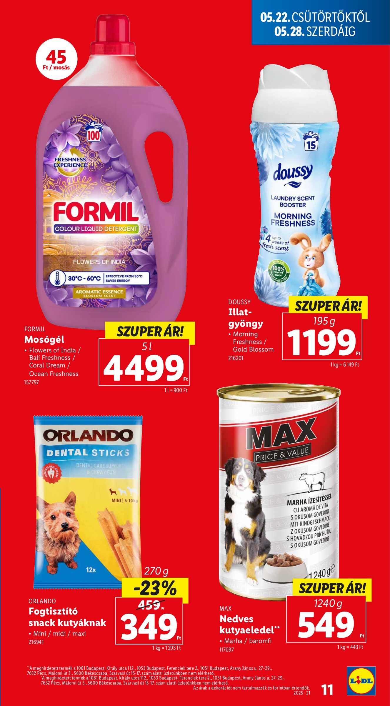 lidl - Lidl akciós újság, érvényes 05.22. - 05.28. - page: 11
