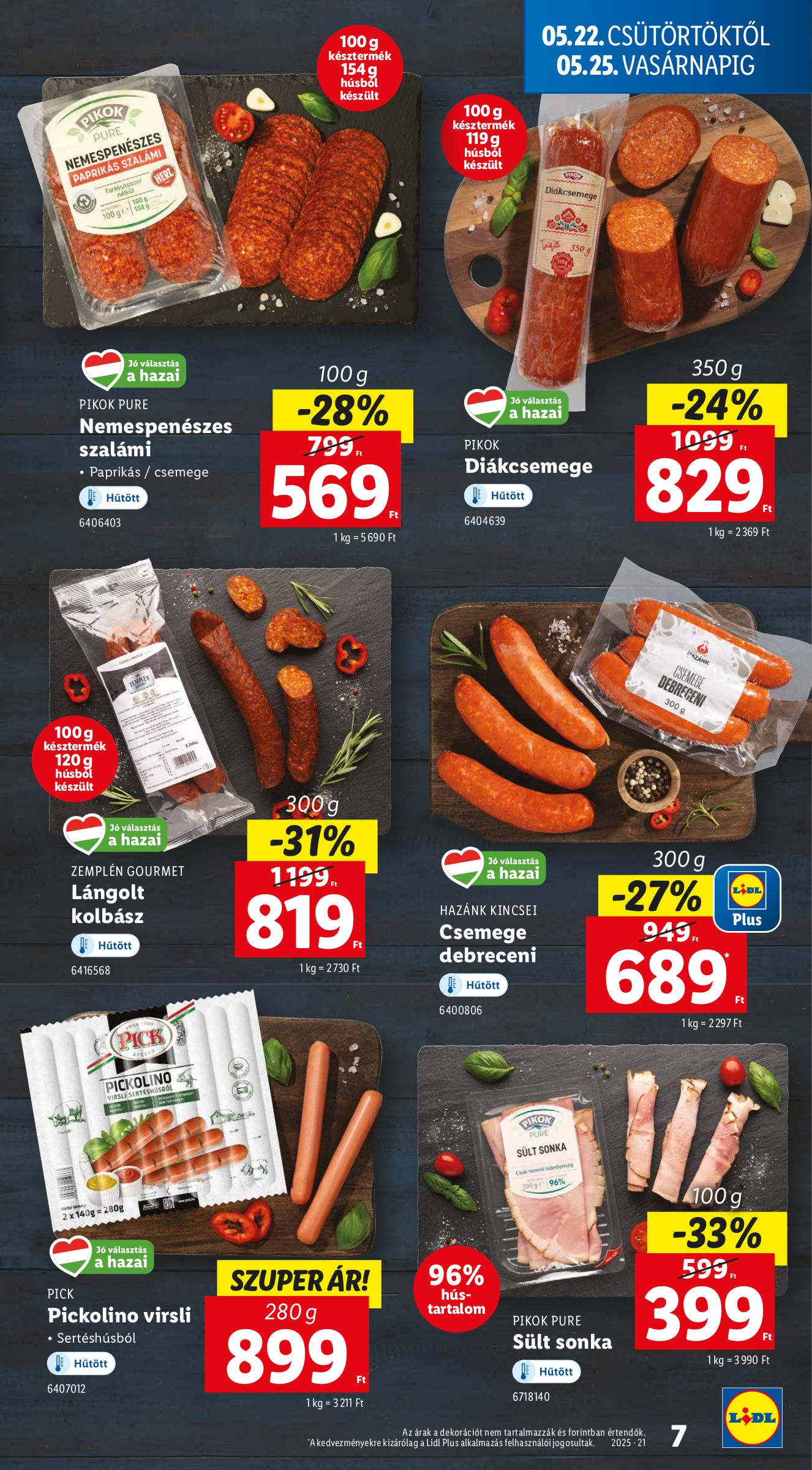 lidl - Lidl akciós újság, érvényes 05.22. - 05.28. - page: 7