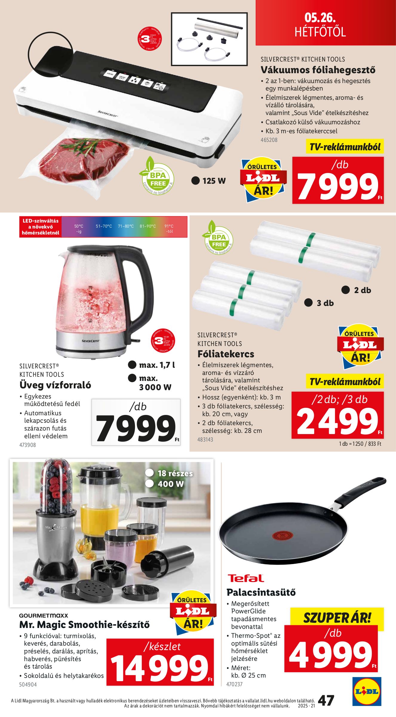 lidl - Lidl akciós újság, érvényes 05.22. - 05.28. - page: 47