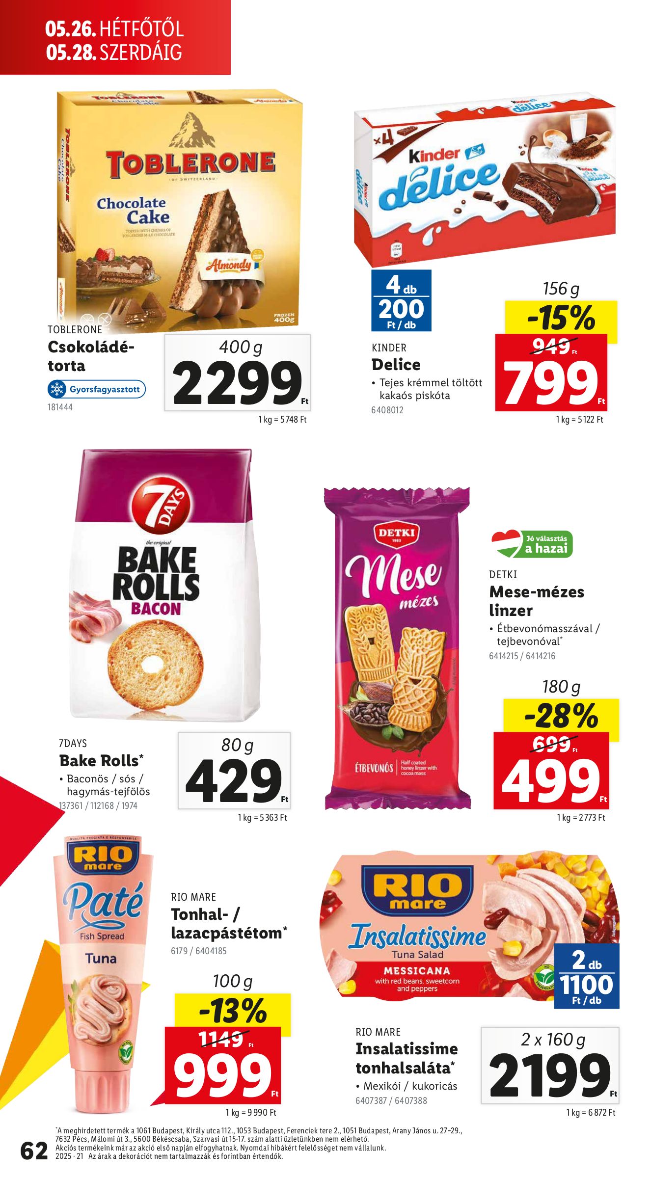 lidl - Lidl akciós újság, érvényes 05.22. - 05.28. - page: 62
