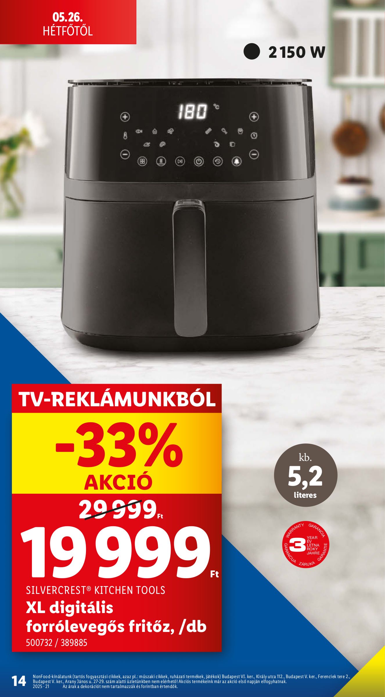 lidl - Lidl - Nonfood akciós újság, érvényes 05.22. - 05.28. - page: 14