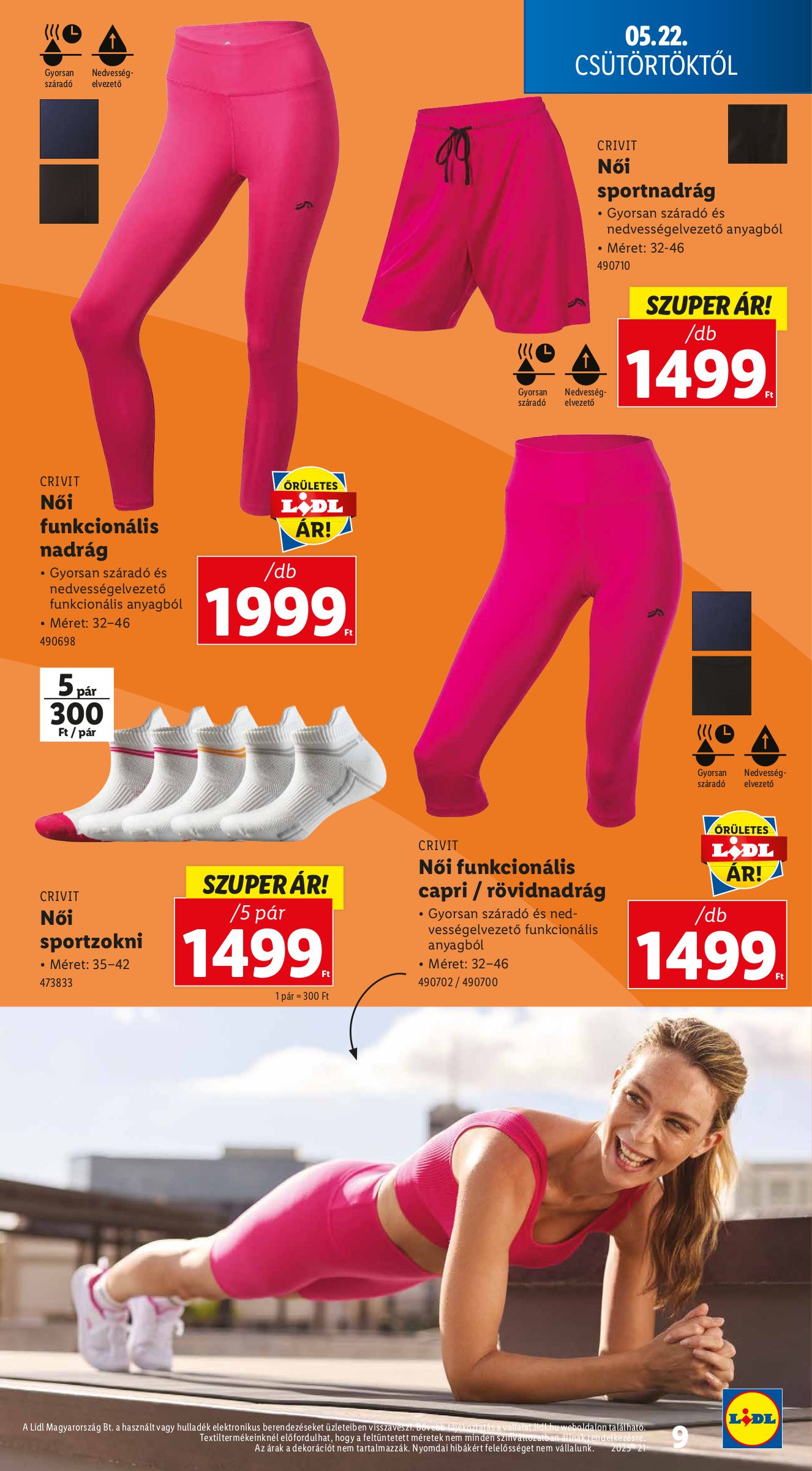 lidl - Lidl - Nonfood akciós újság, érvényes 05.22. - 05.28. - page: 9