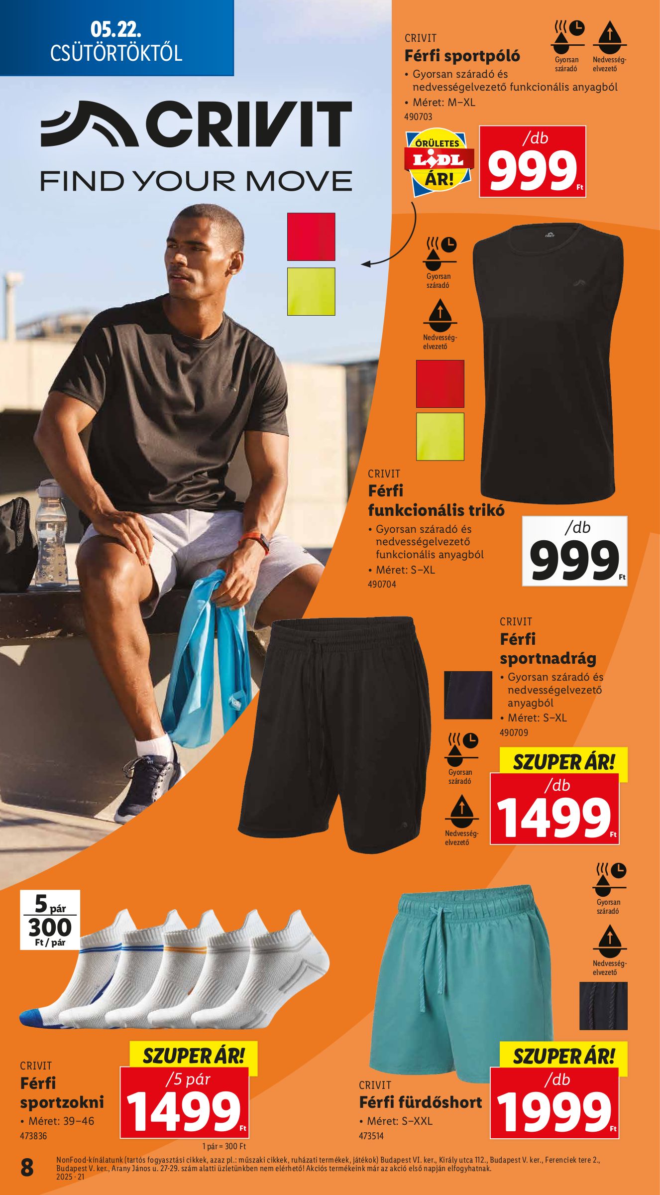 lidl - Lidl - Nonfood akciós újság, érvényes 05.22. - 05.28. - page: 8