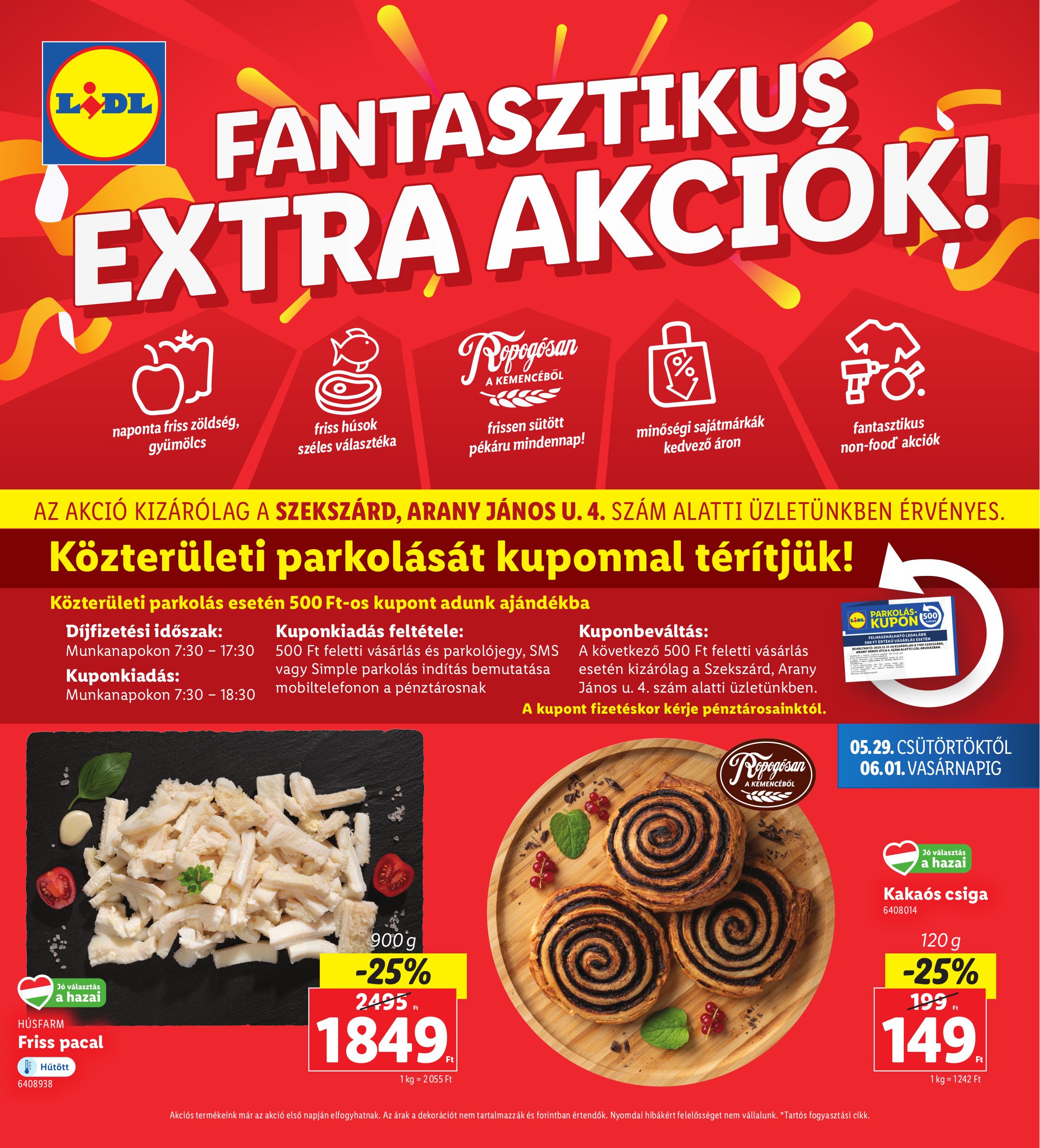 lidl - Lidl - Szekszárd akciós újság, érvényes 05.29. - 06.01.