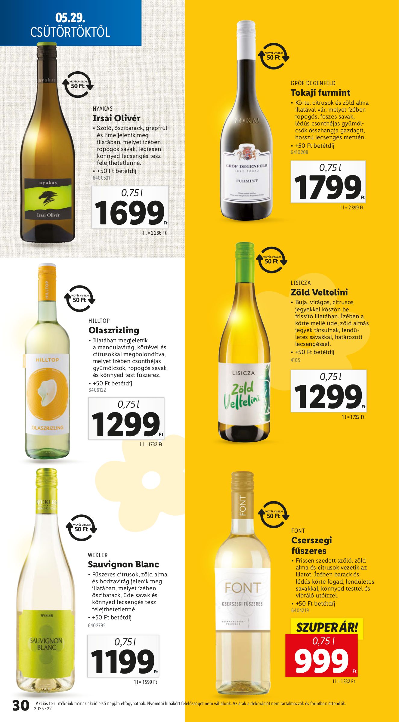 lidl - Lidl akciós újság, érvényes 05.29. - 06.04. - page: 30 lidl - Lidl akciós újság, érvényes 05.29. - 06.04. - page: 30