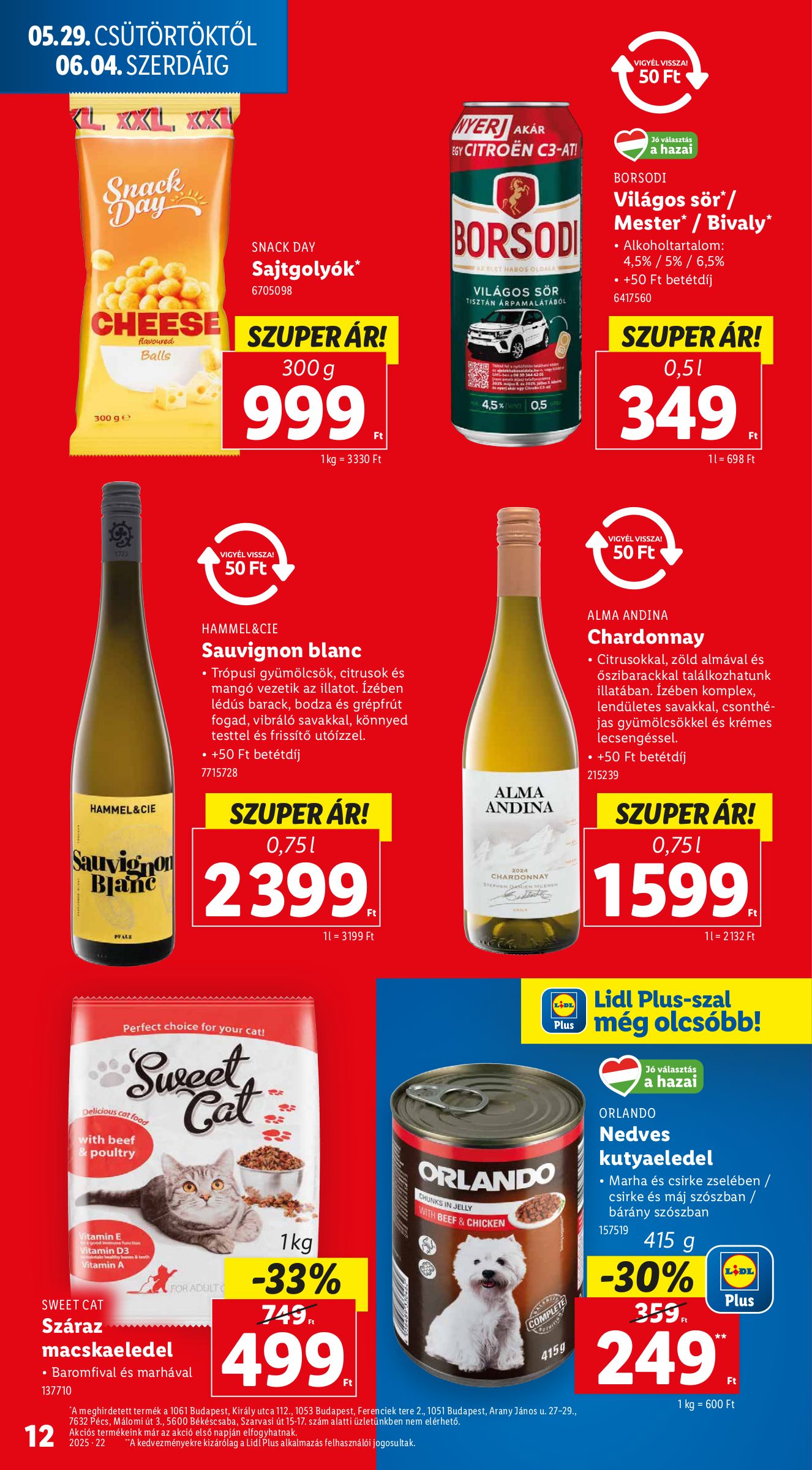lidl - Lidl akciós újság, érvényes 05.29. - 06.04. - page: 12 lidl - Lidl akciós újság, érvényes 05.29. - 06.04. - page: 12