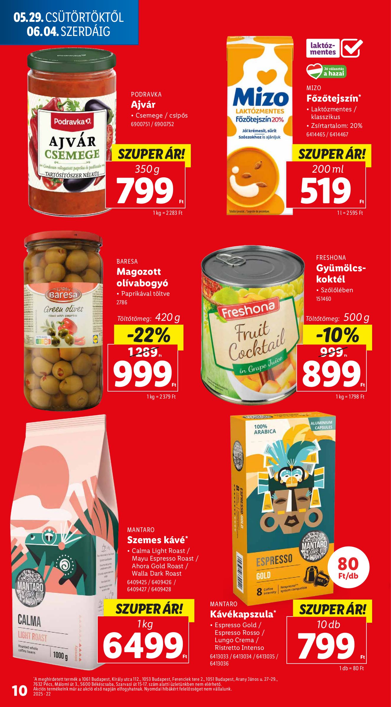 lidl - Lidl akciós újság, érvényes 05.29. - 06.04. - page: 10 lidl - Lidl akciós újság, érvényes 05.29. - 06.04. - page: 10