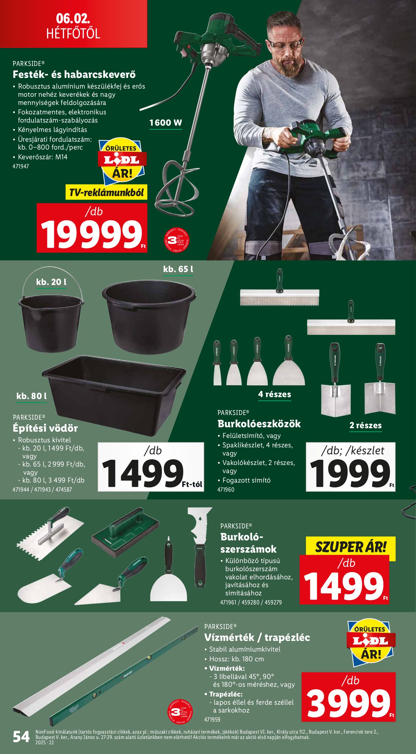 lidl - Lidl akciós újság, érvényes 05.29. - 06.04. - page: 54 lidl - Lidl akciós újság, érvényes 05.29. - 06.04. - page: 54