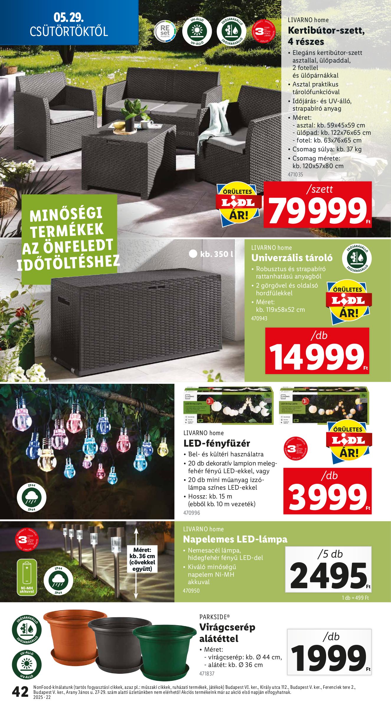 lidl - Lidl akciós újság, érvényes 05.29. - 06.04. - page: 42 lidl - Lidl akciós újság, érvényes 05.29. - 06.04. - page: 42
