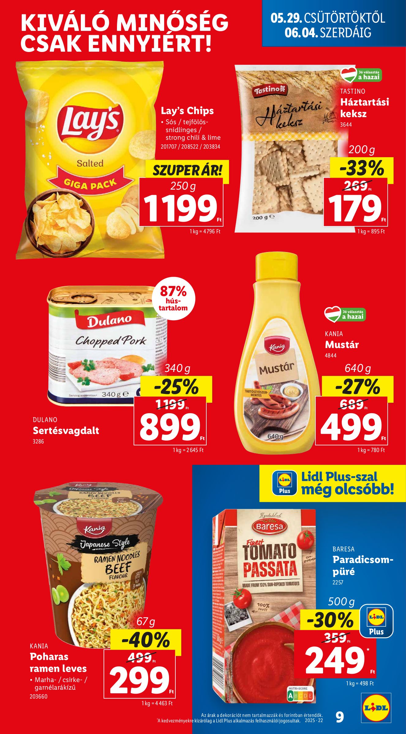 lidl - Lidl akciós újság, érvényes 05.29. - 06.04. - page: 9 lidl - Lidl akciós újság, érvényes 05.29. - 06.04. - page: 9