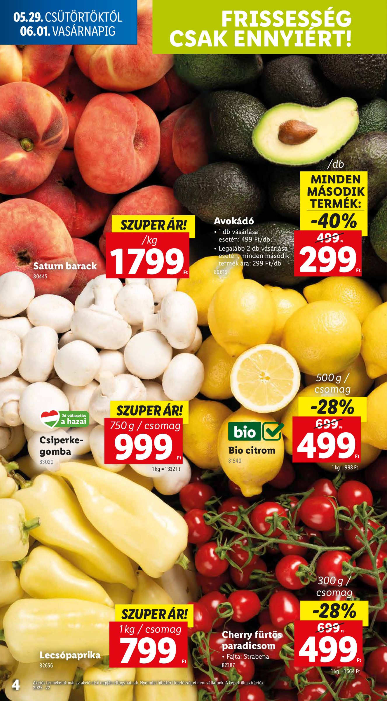 lidl - Lidl akciós újság, érvényes 05.29. - 06.04. - page: 4 lidl - Lidl akciós újság, érvényes 05.29. - 06.04. - page: 4