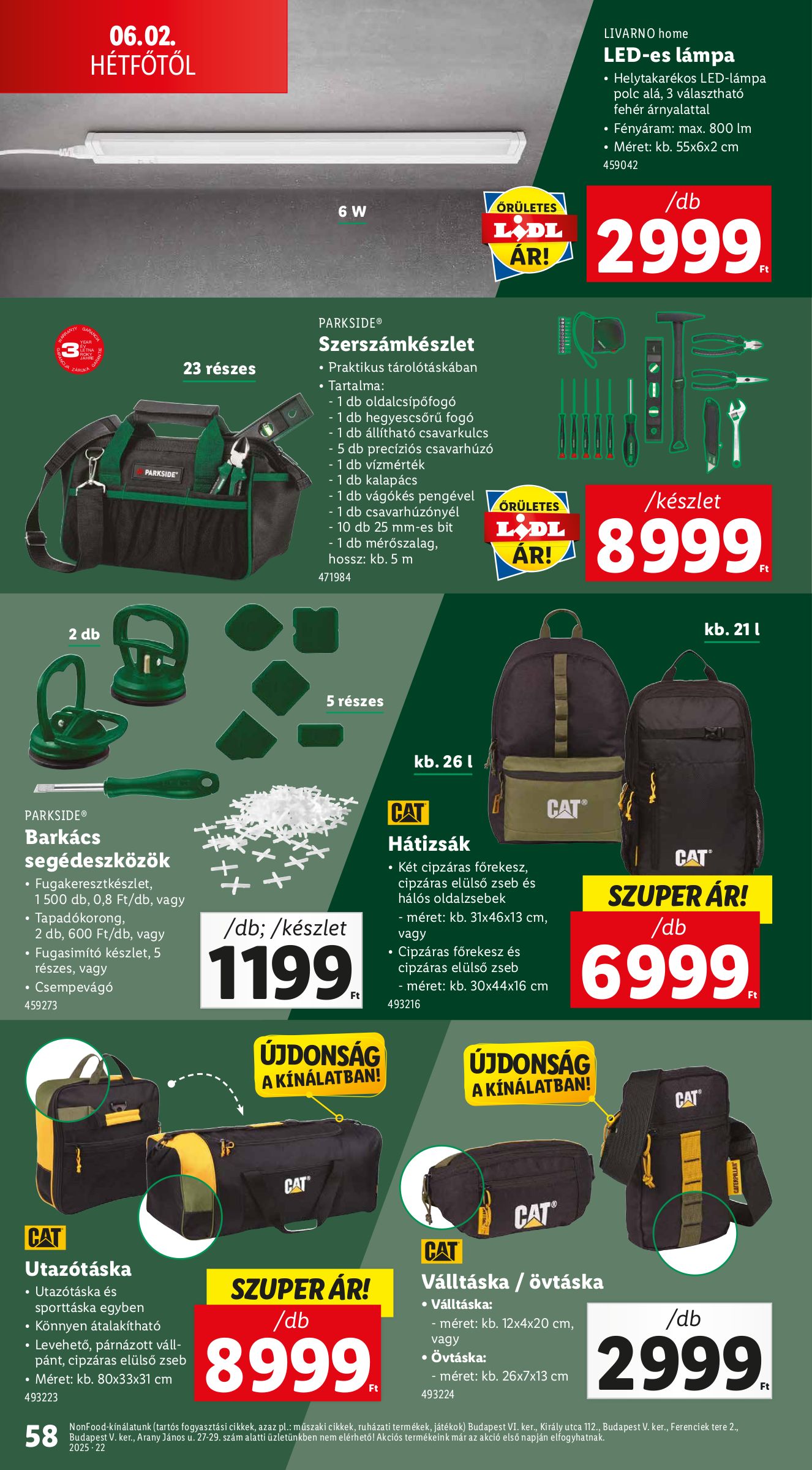 lidl - Lidl akciós újság, érvényes 05.29. - 06.04. - page: 58 lidl - Lidl akciós újság, érvényes 05.29. - 06.04. - page: 58