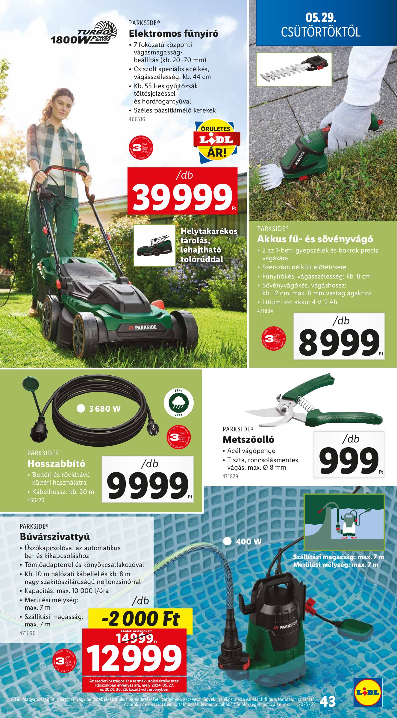 lidl - Lidl akciós újság, érvényes 05.29. - 06.04. - page: 43 lidl - Lidl akciós újság, érvényes 05.29. - 06.04. - page: 43