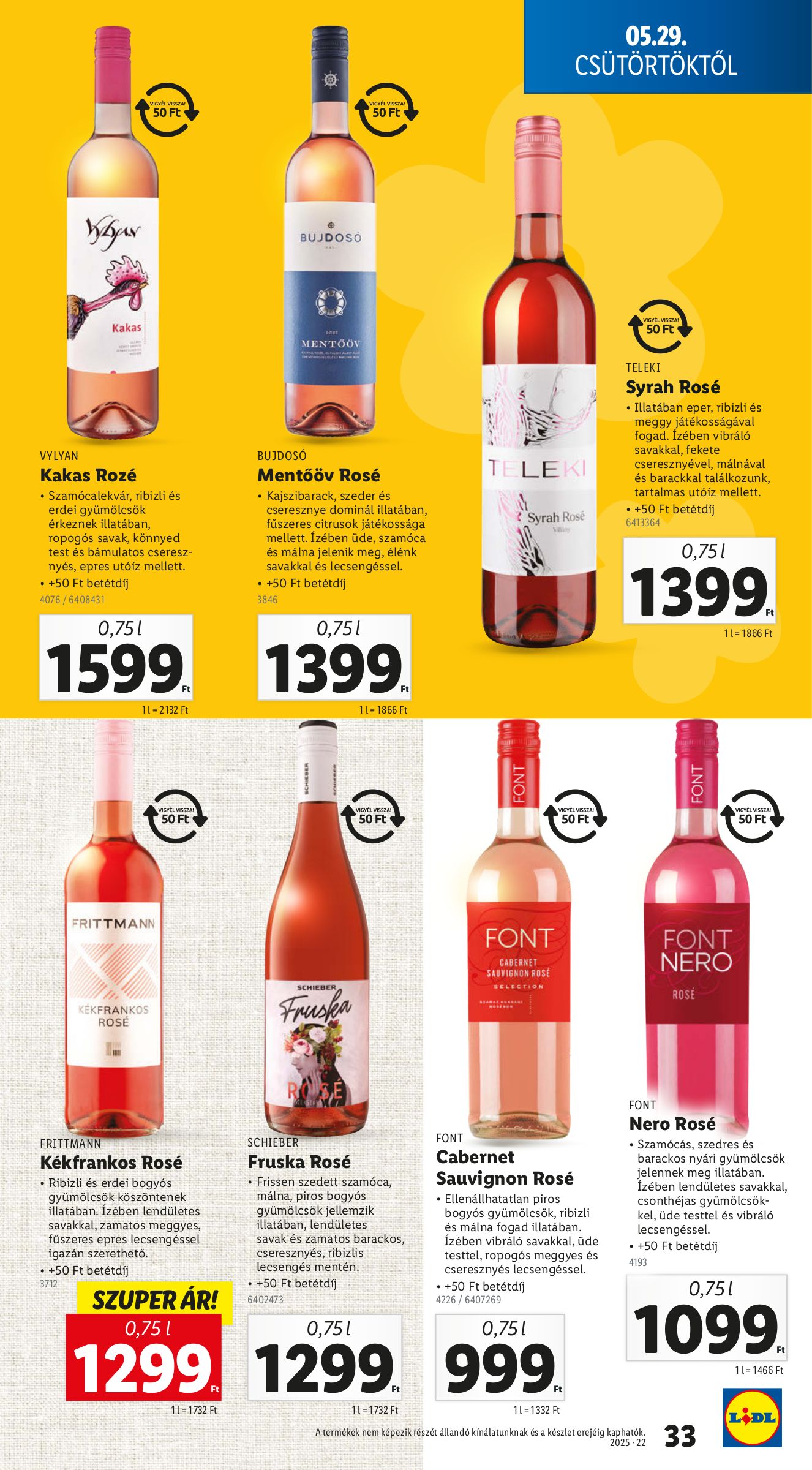 lidl - Lidl akciós újság, érvényes 05.29. - 06.04. - page: 33 lidl - Lidl akciós újság, érvényes 05.29. - 06.04. - page: 33