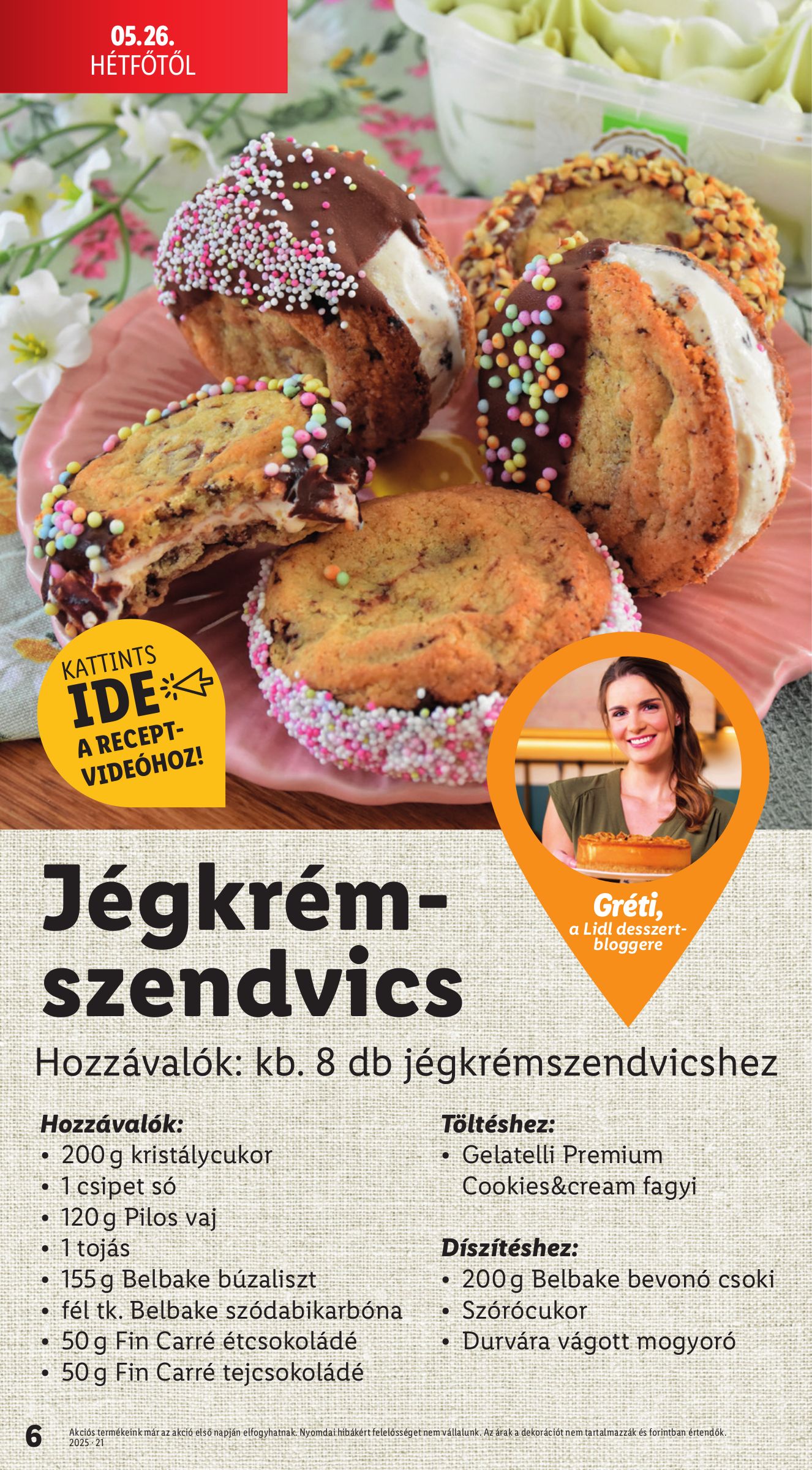 lidl - Lidl - Jégkrém katalógus akciós újság, érvényes 05.26. - 06.04. - page: 6