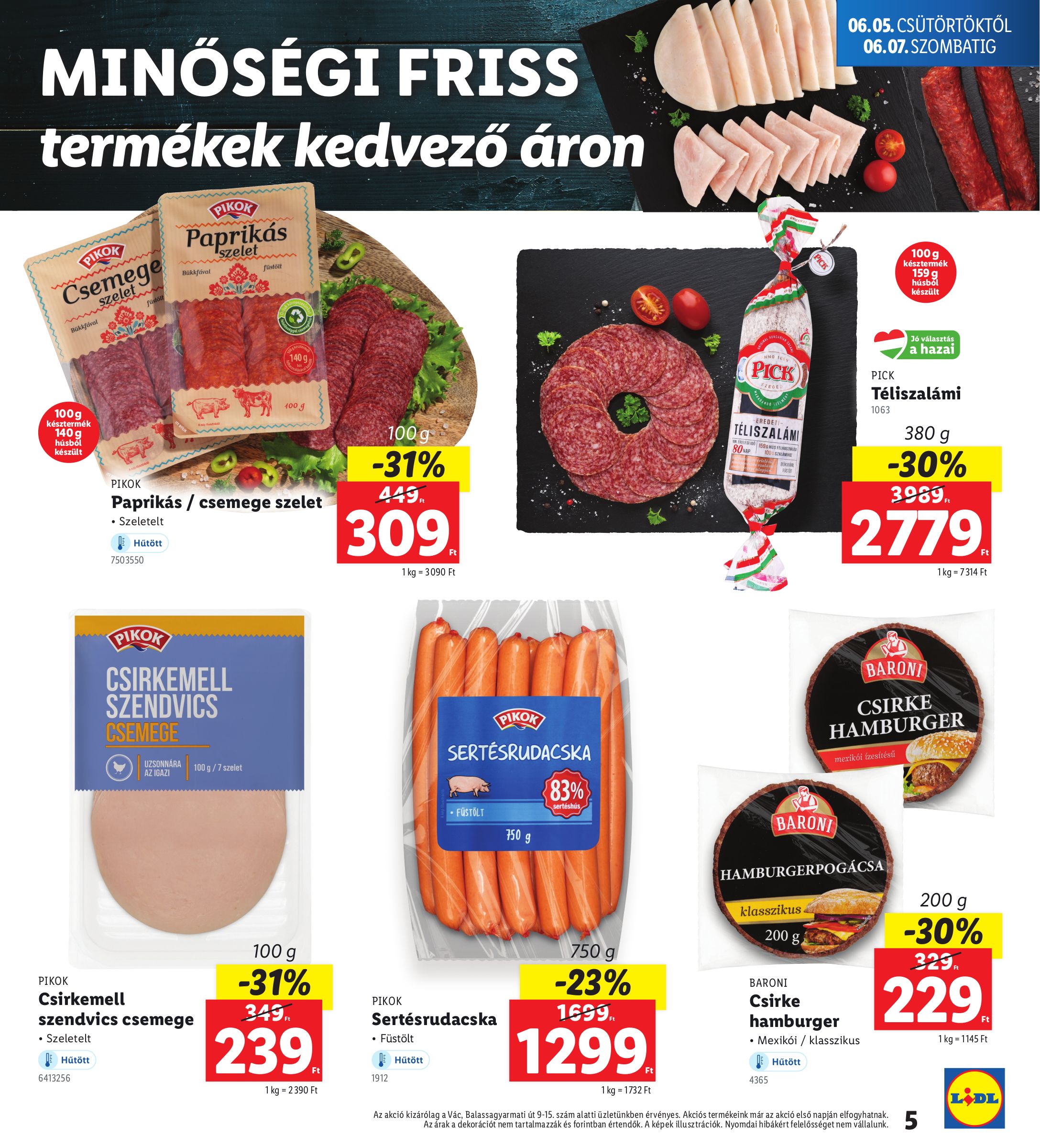lidl - Lidl - Vác akciós újság, érvényes 06.05. - 06.07. - page: 5