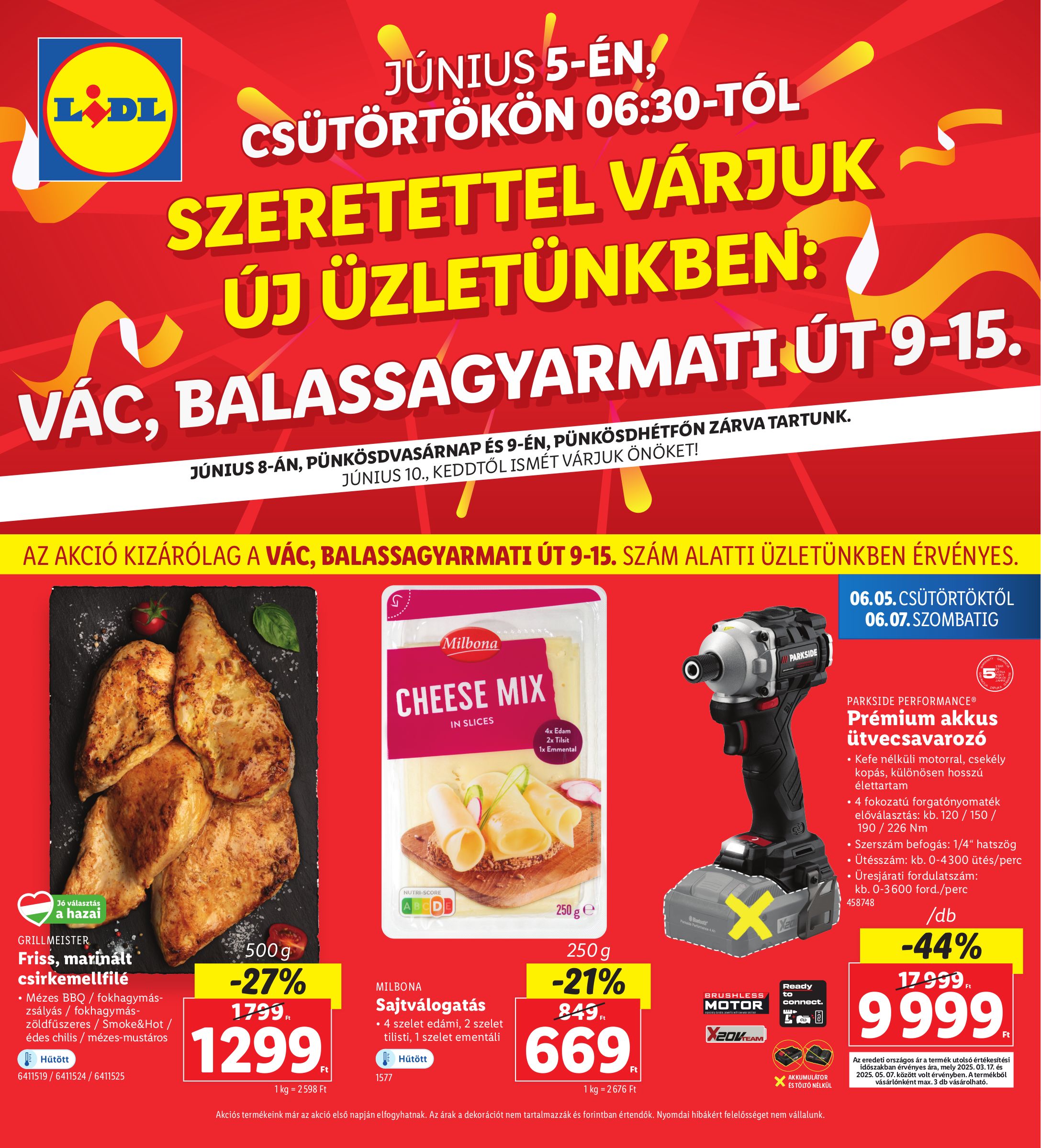 lidl - Lidl - Vác akciós újság, érvényes 06.05. - 06.07.