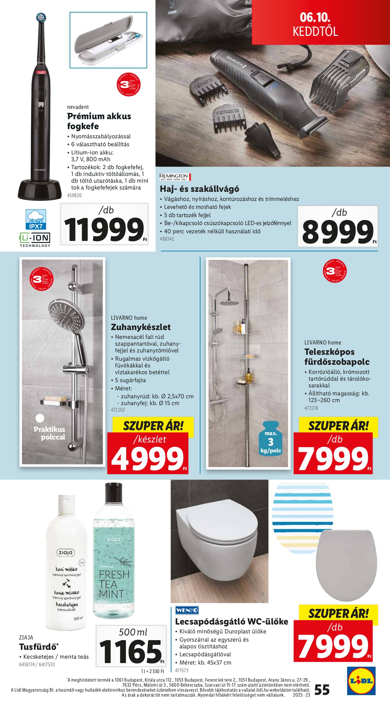 lidl - Lidl akciós újság, érvényes 06.05. - 06.11. - page: 55 lidl - Lidl akciós újság, érvényes 06.05. - 06.11. - page: 55