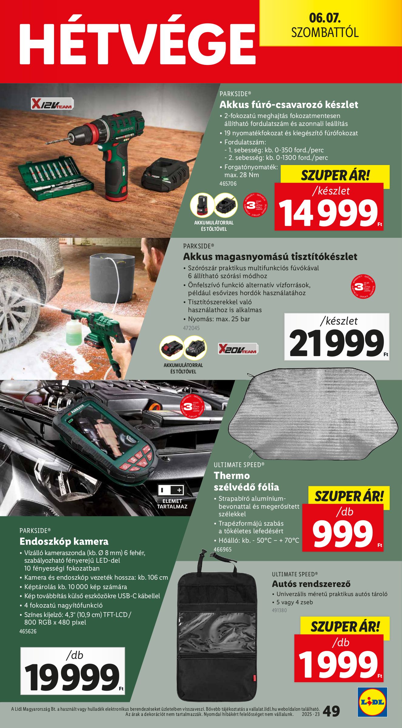lidl - Lidl akciós újság, érvényes 06.05. - 06.11. - page: 49 lidl - Lidl akciós újság, érvényes 06.05. - 06.11. - page: 49