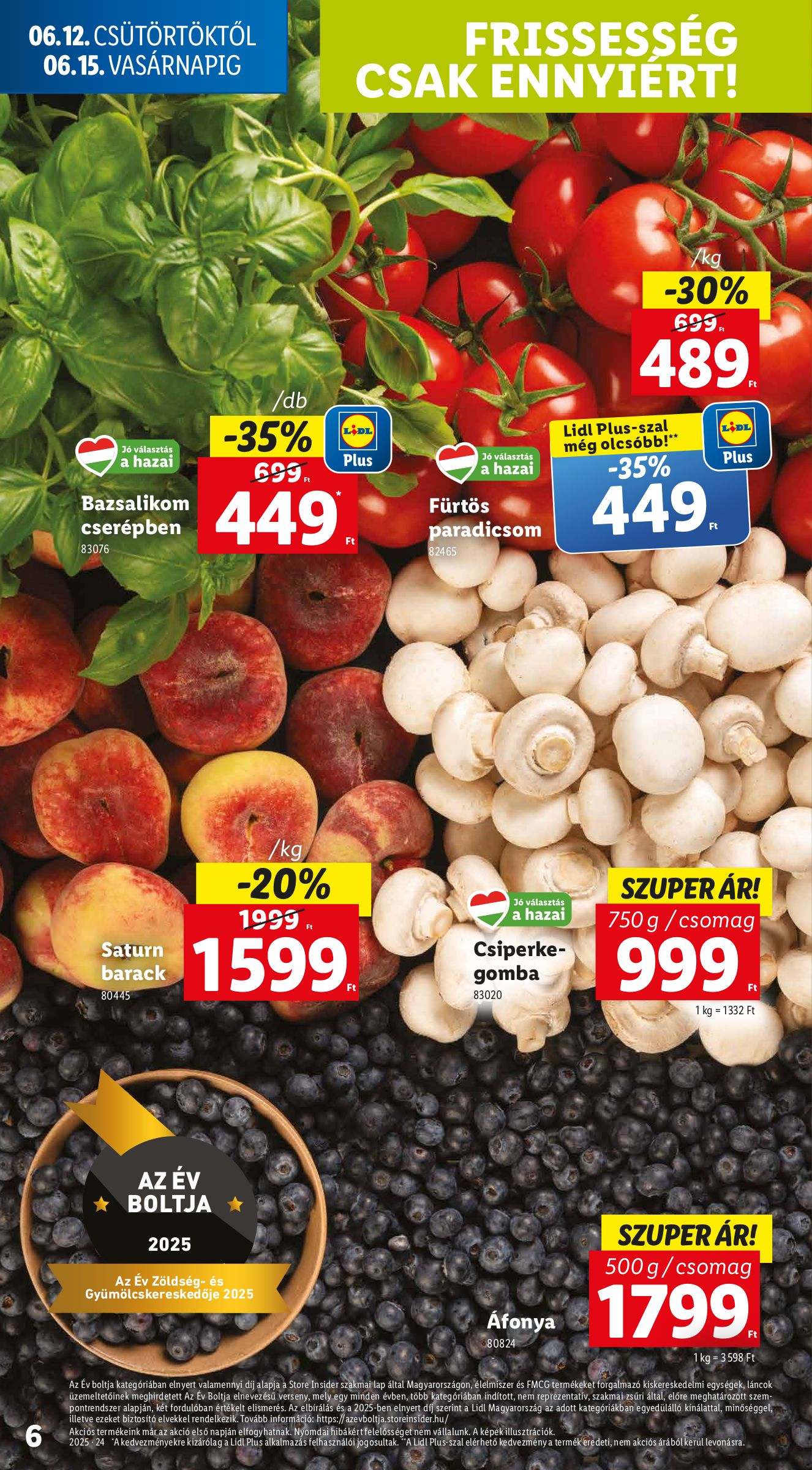 lidl - Lidl akciós újság, érvényes 06.12. - 06.18. - page: 6