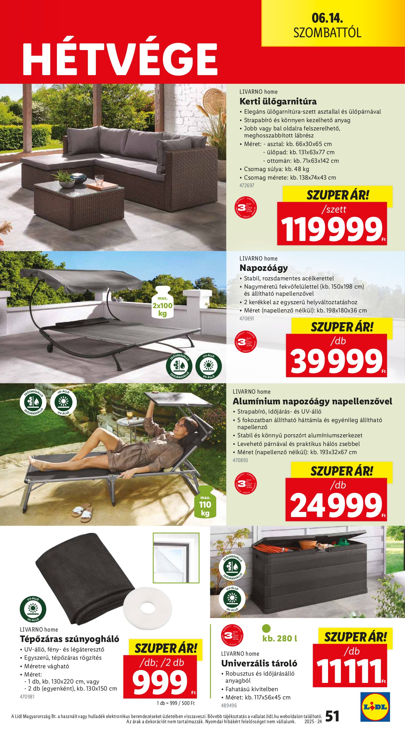 lidl - Lidl akciós újság, érvényes 06.12. - 06.18. - page: 51