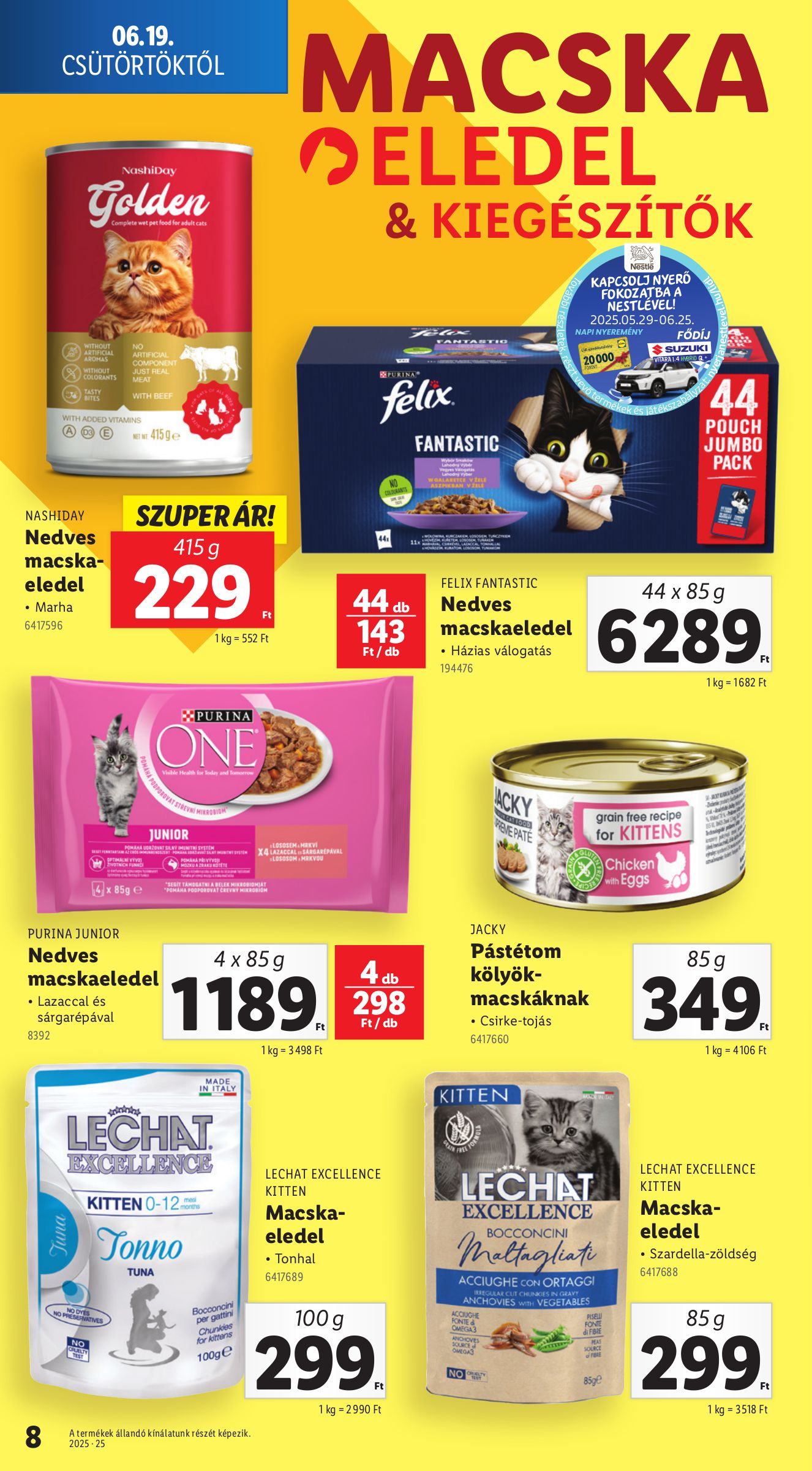 lidl - Lidl - Kedvenceink Kedvencei akciós újság, érvényes 06.19. - 06.25. - page: 8