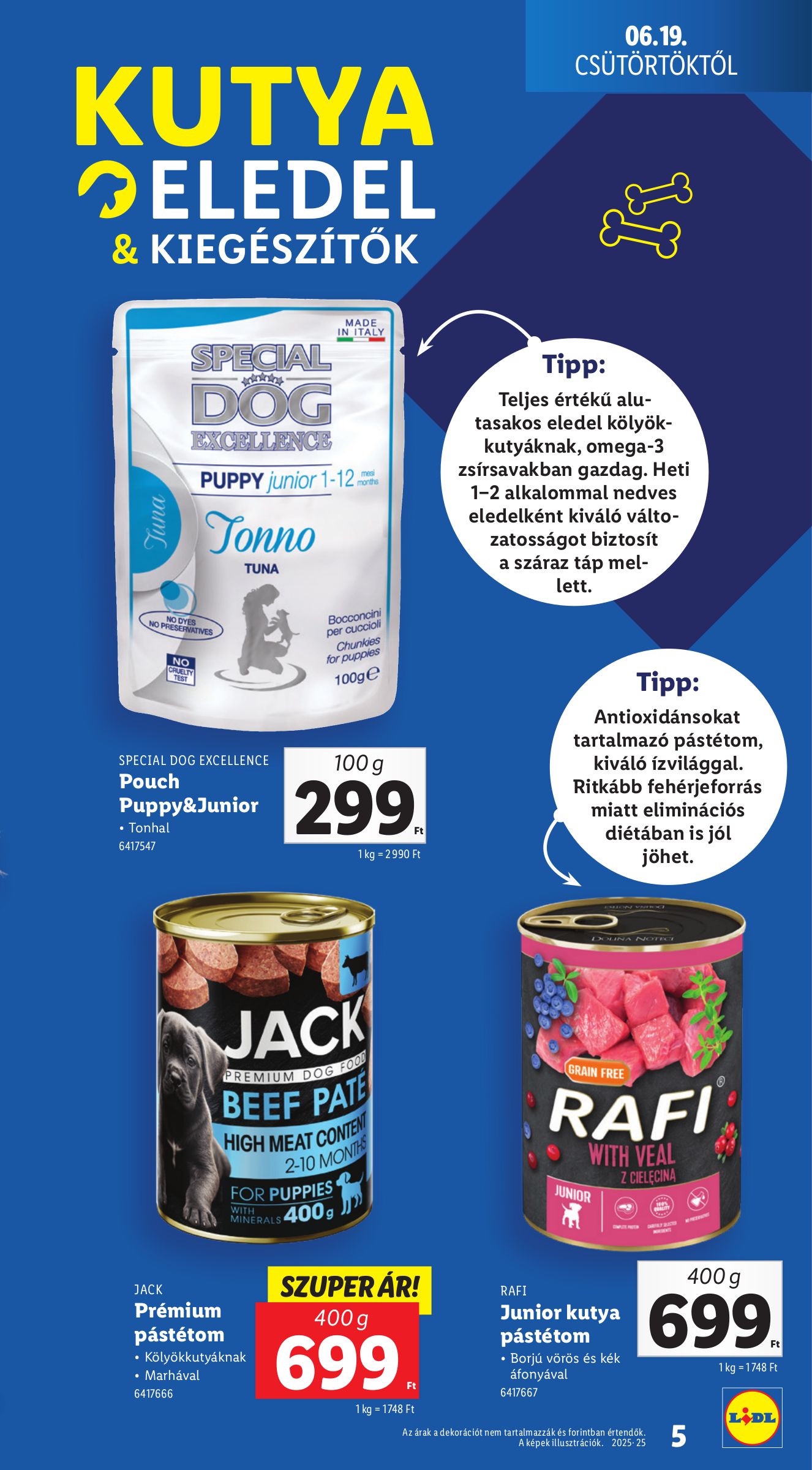 lidl - Lidl - Kedvenceink Kedvencei akciós újság, érvényes 06.19. - 06.25. - page: 5