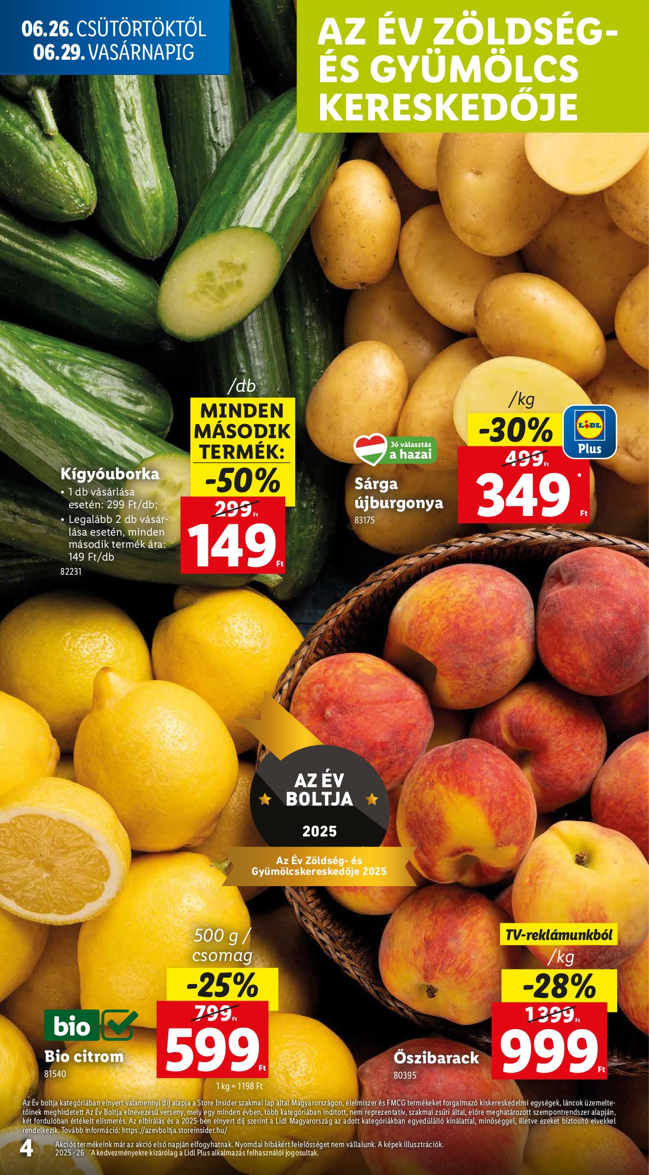 lidl - Lidl akciós újság, érvényes 06.26. - 07.02. - page: 4 lidl - Lidl akciós újság, érvényes 06.26. - 07.02. - page: 4