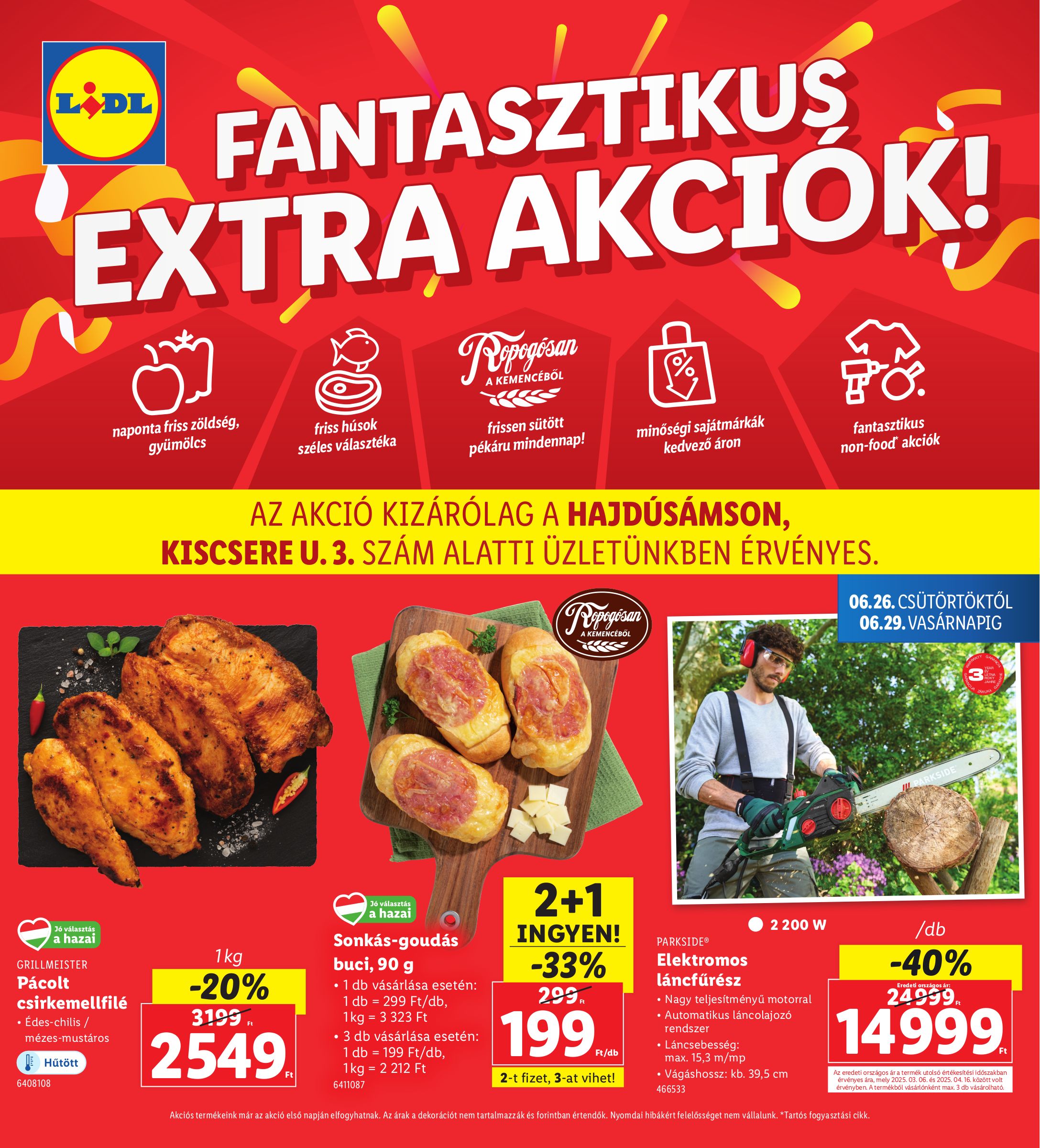 lidl - Lidl - Hajdúsámson akciós újság, érvényes 06.26. - 06.29.