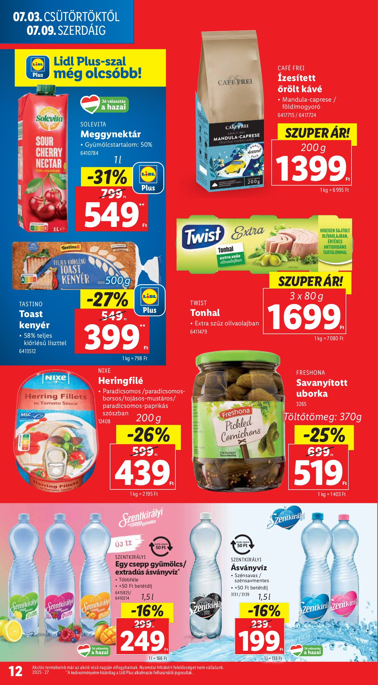 lidl - Lidl akciós újság, érvényes 07.03. - 07.09. - page: 12 lidl - Lidl akciós újság, érvényes 07.03. - 07.09. - page: 12