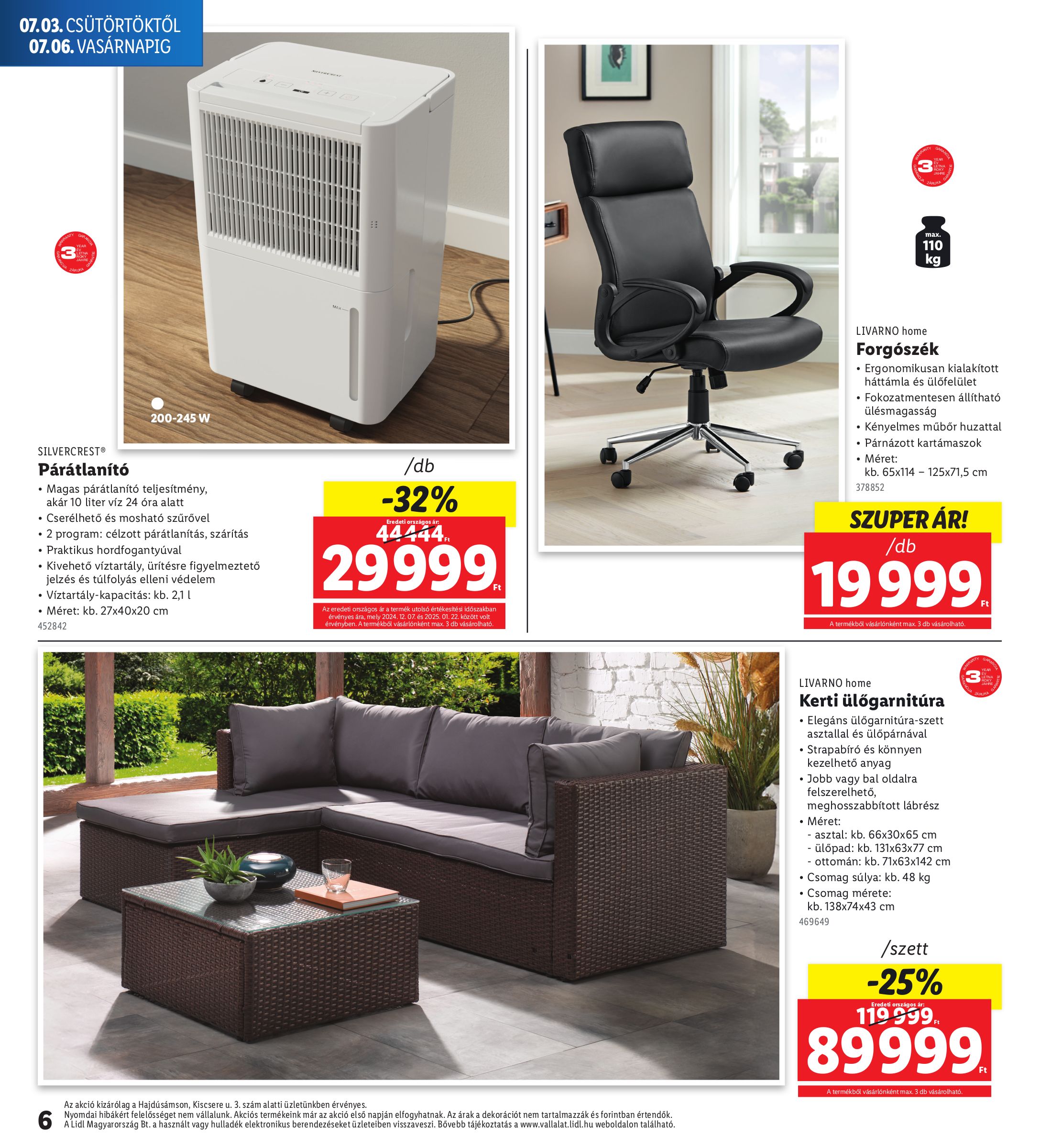 lidl - Lidl - Hajdúsámson akciós újság, érvényes 07.03. - 07.06. - page: 6