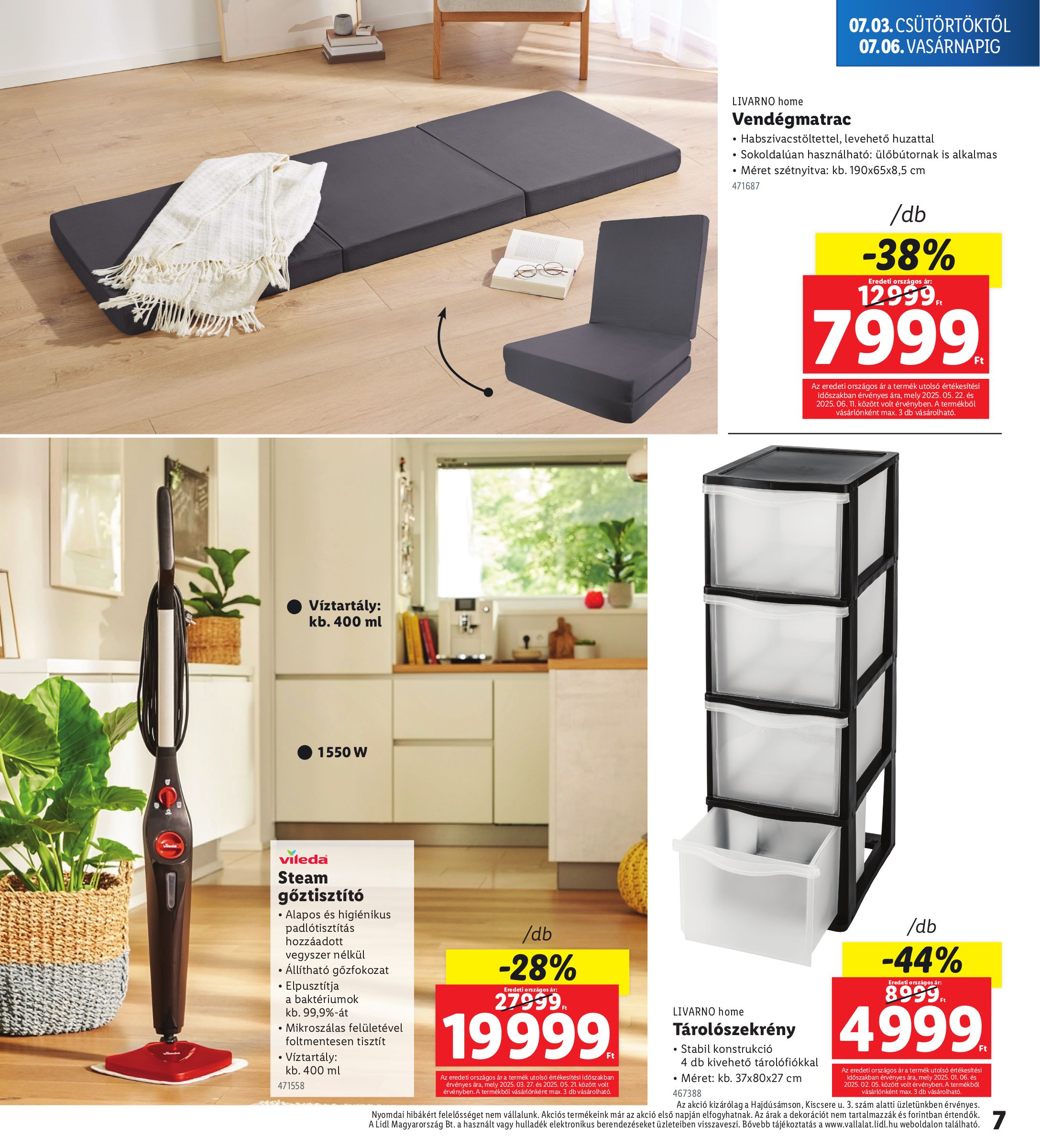 lidl - Lidl - Hajdúsámson akciós újság, érvényes 07.03. - 07.06. - page: 7