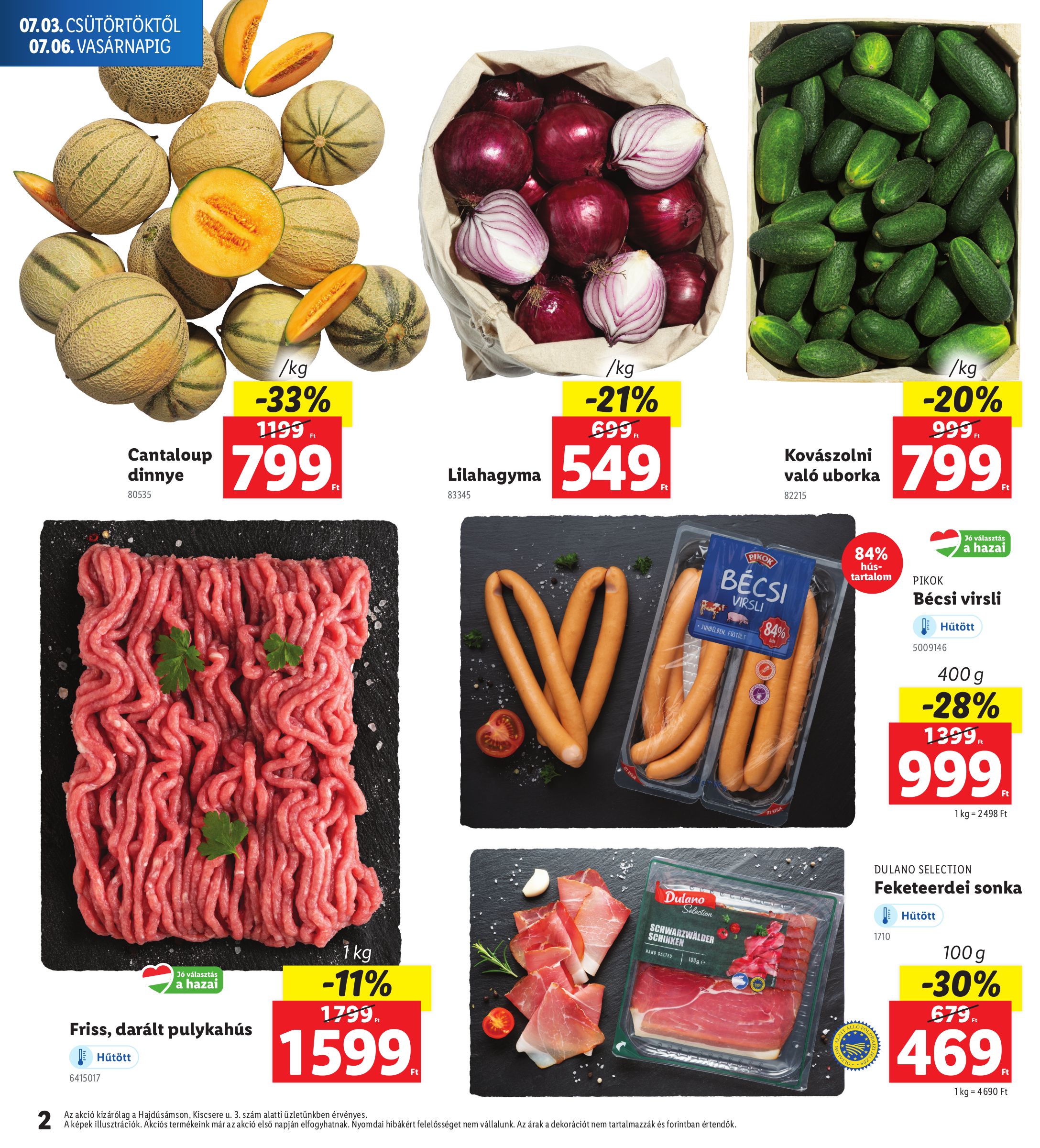 lidl - Lidl - Hajdúsámson akciós újság, érvényes 07.03. - 07.06. - page: 2