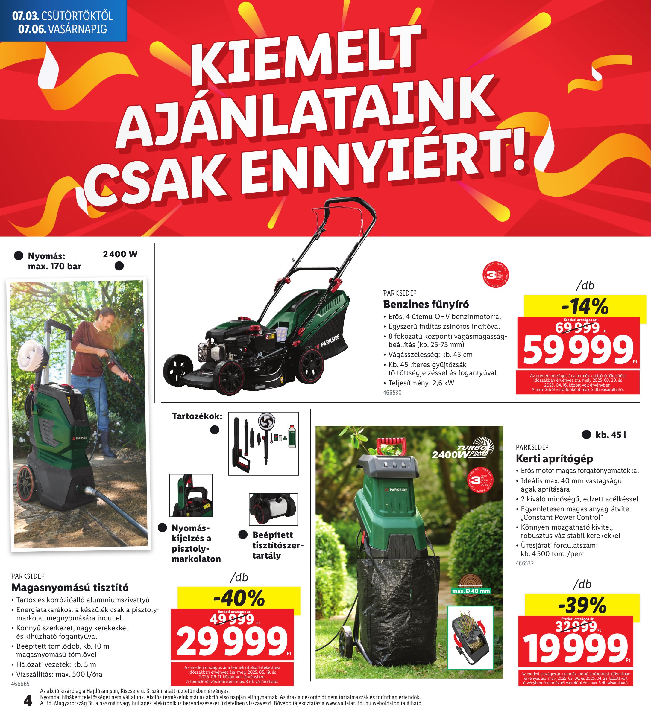 lidl - Lidl - Hajdúsámson akciós újság, érvényes 07.03. - 07.06. - page: 4