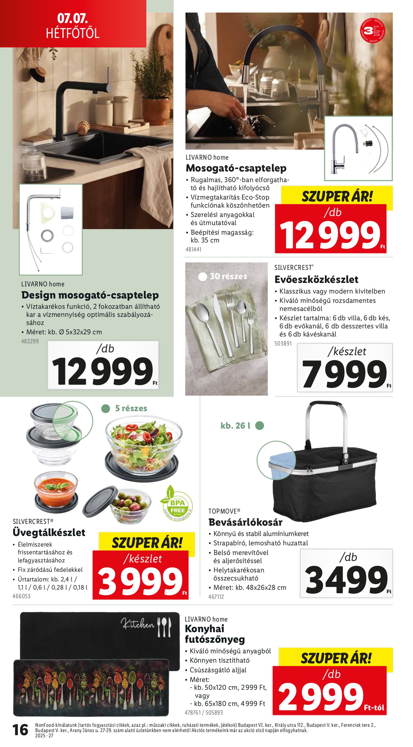 lidl - Lidl - Nonfood akciós újság, érvényes 07.03. - 07.09. - page: 16