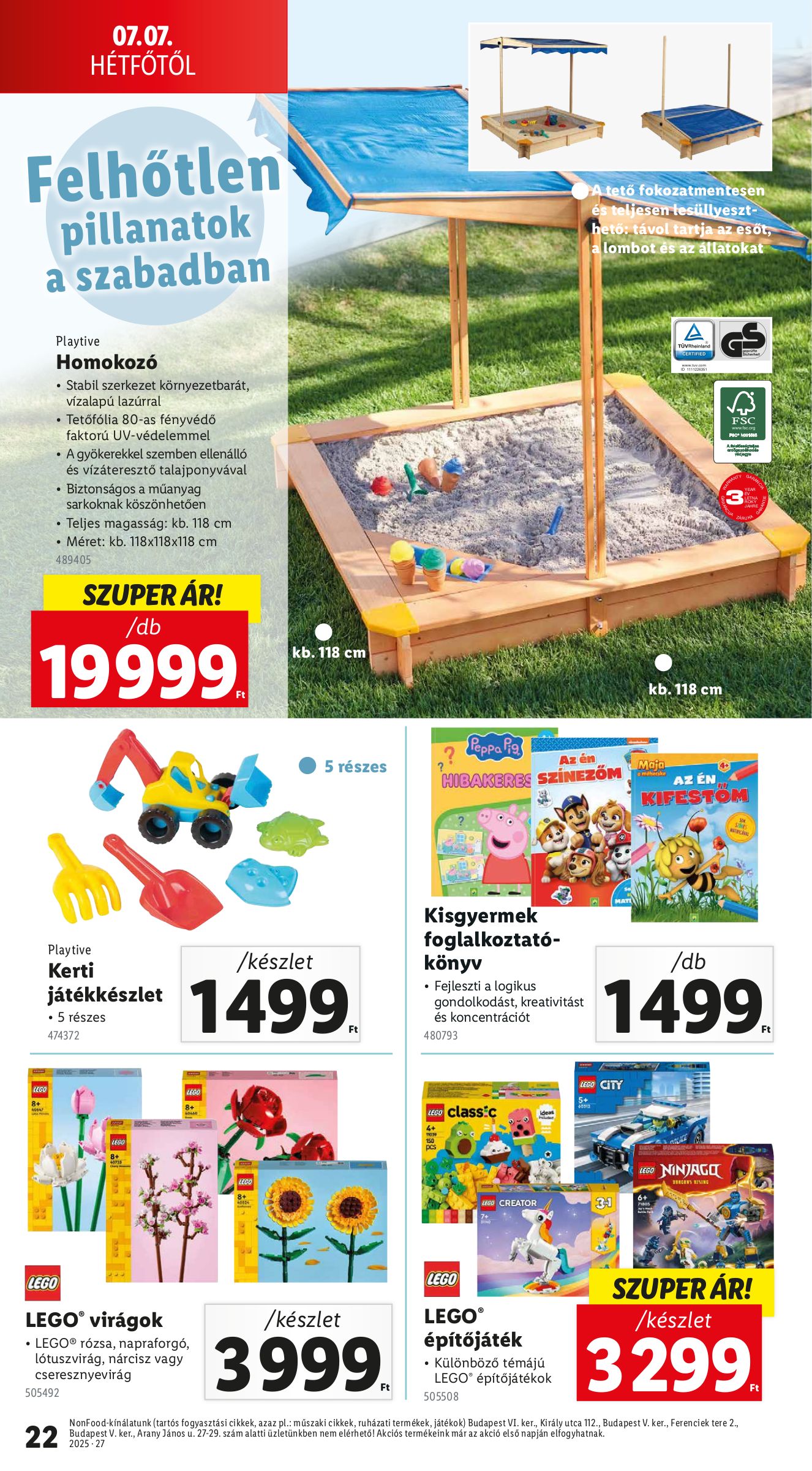 lidl - Lidl - Nonfood akciós újság, érvényes 07.03. - 07.09. - page: 22