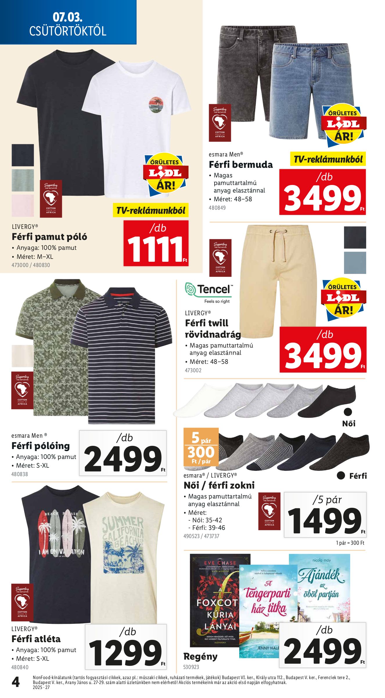 lidl - Lidl - Nonfood akciós újság, érvényes 07.03. - 07.09. - page: 4