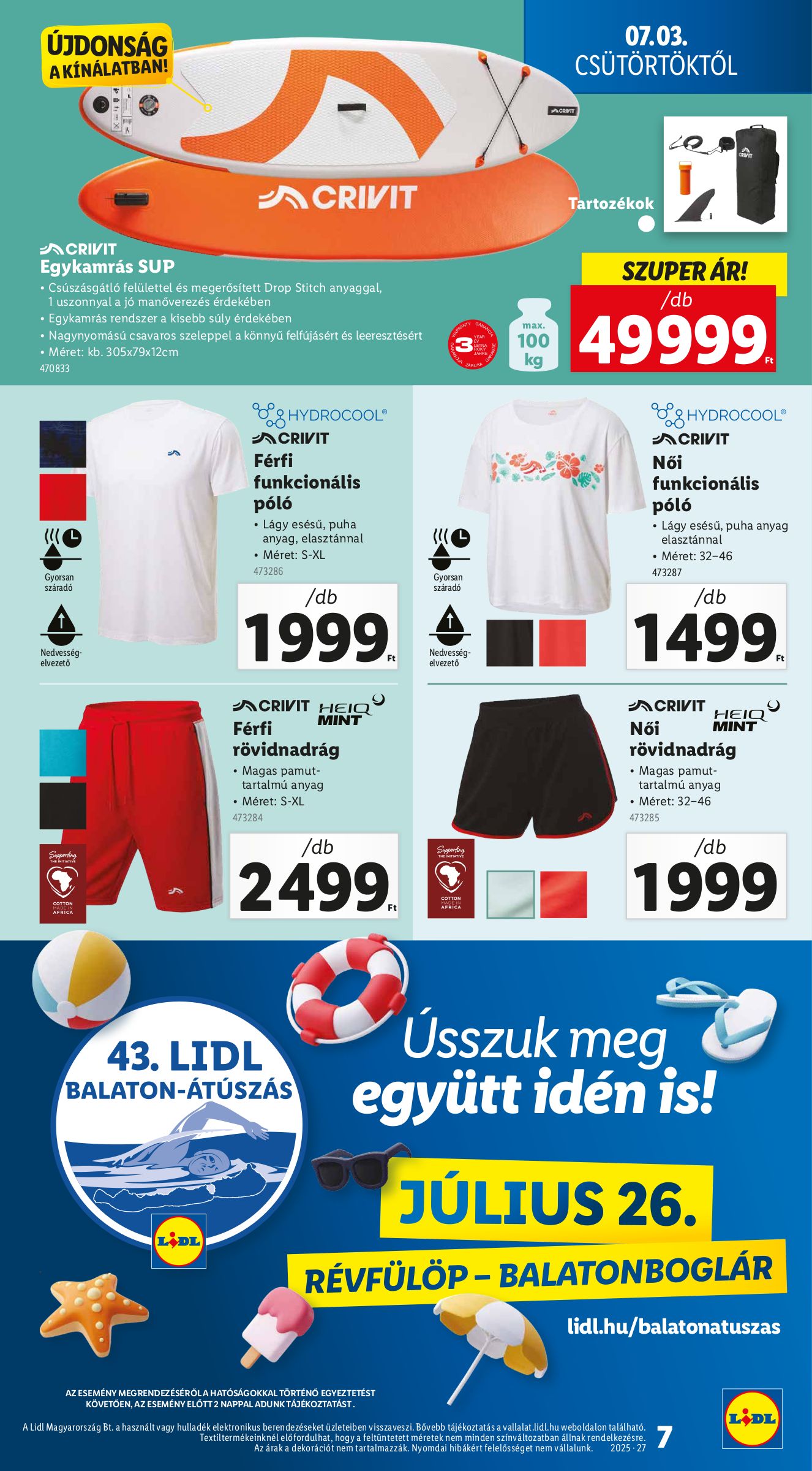 lidl - Lidl - Nonfood akciós újság, érvényes 07.03. - 07.09. - page: 7