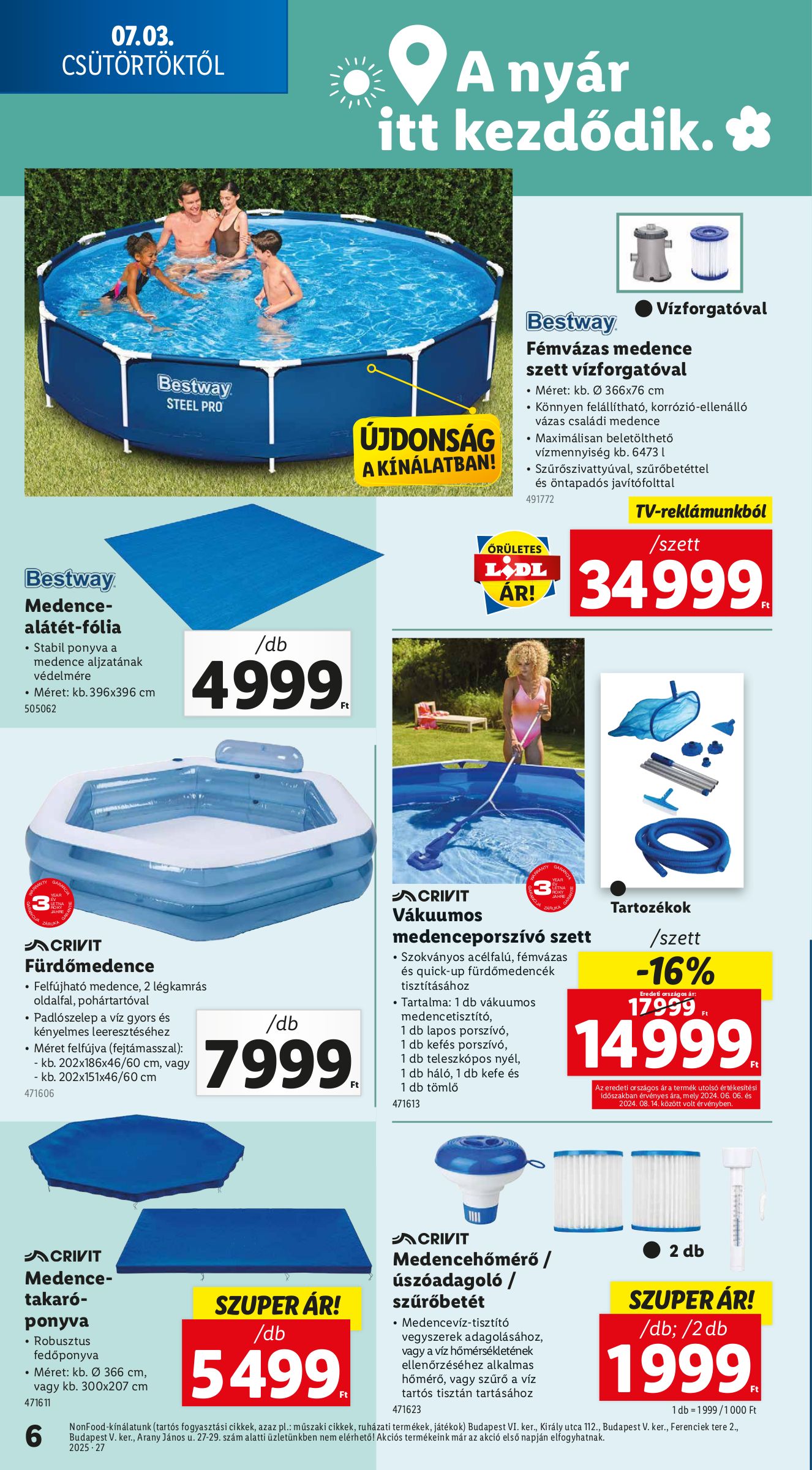 lidl - Lidl - Nonfood akciós újság, érvényes 07.03. - 07.09. - page: 6