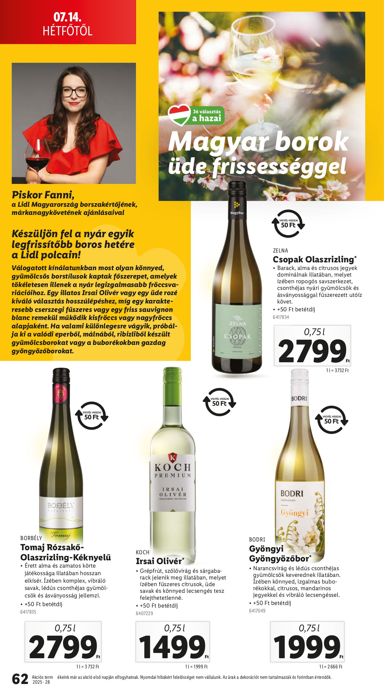 lidl - Lidl akciós újság, érvényes 07.10. - 07.16. - page: 62 lidl - Lidl akciós újság, érvényes 07.10. - 07.16. - page: 62