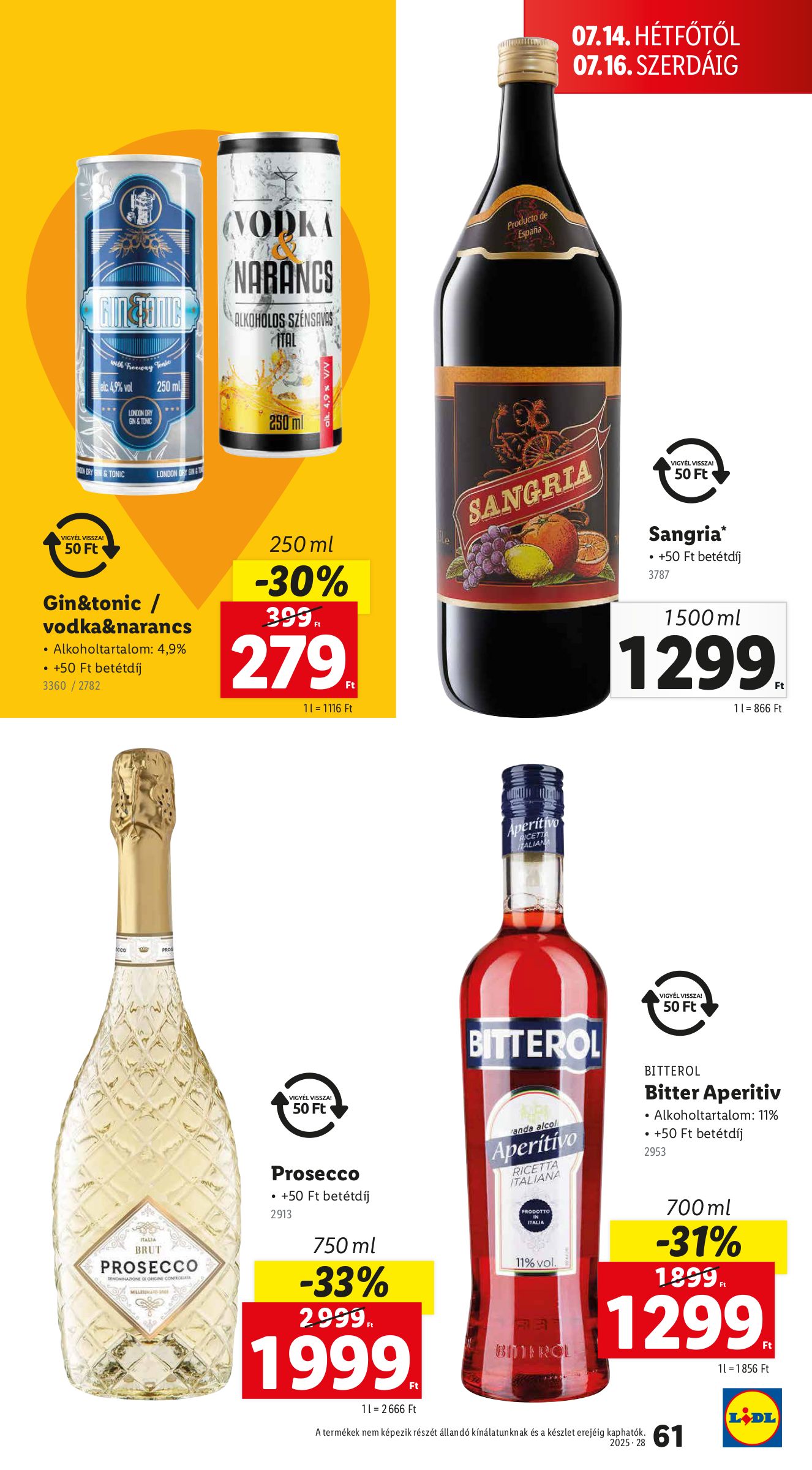 lidl - Lidl akciós újság, érvényes 07.10. - 07.16. - page: 61 lidl - Lidl akciós újság, érvényes 07.10. - 07.16. - page: 61