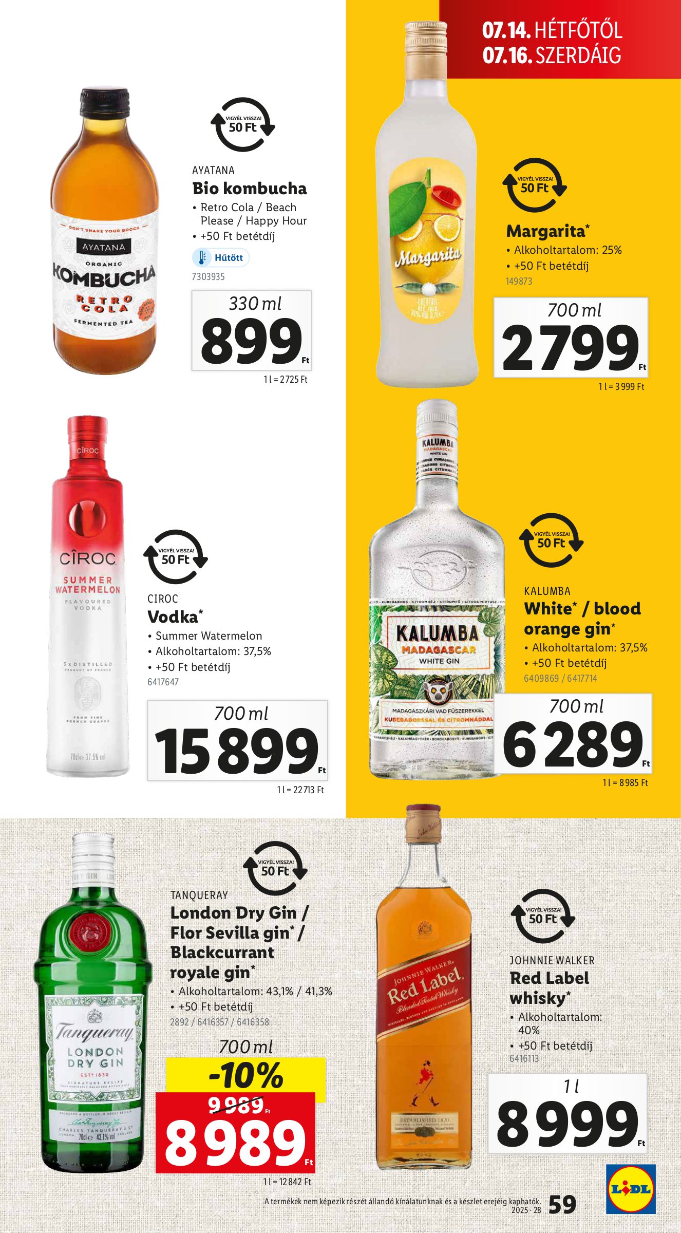 lidl - Lidl akciós újság, érvényes 07.10. - 07.16. - page: 59 lidl - Lidl akciós újság, érvényes 07.10. - 07.16. - page: 59